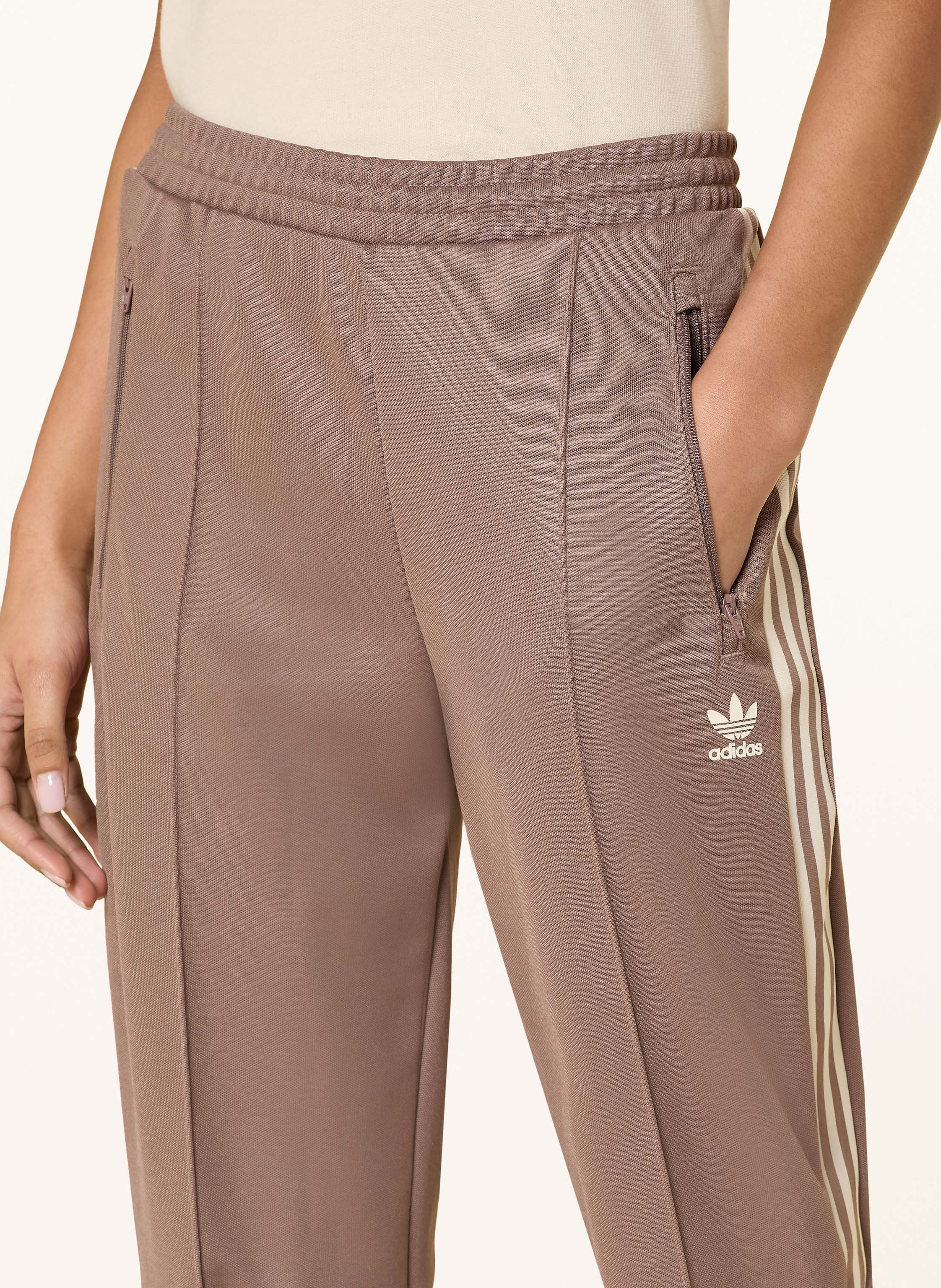 Thumbnail - Adidas Originals Track Pants Adicolor Classic Regular Tapered Leg braun