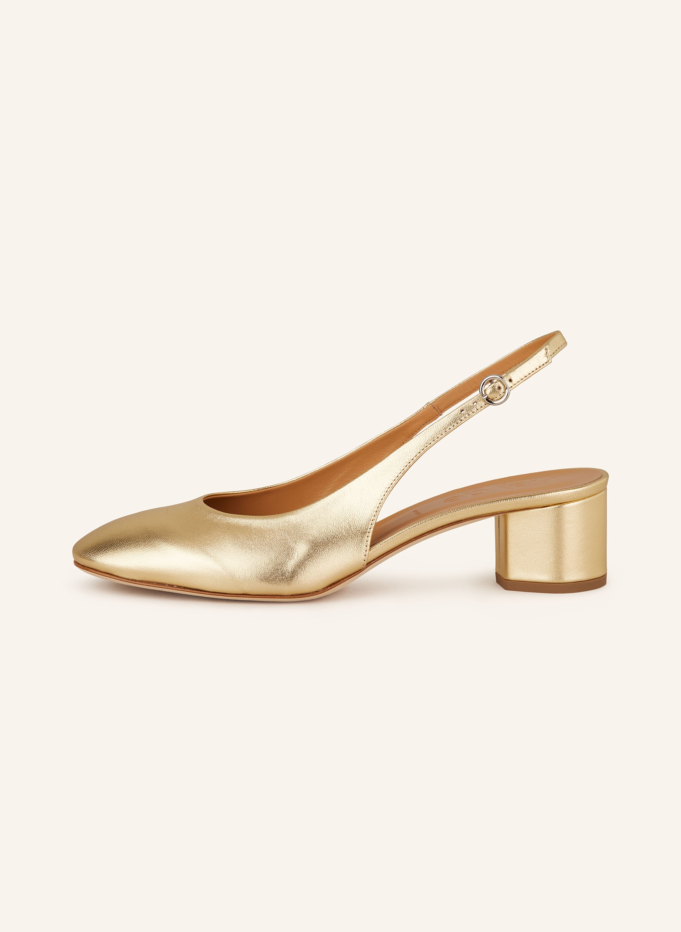 Thumbnail - Aeyde Slingpumps Romy gold