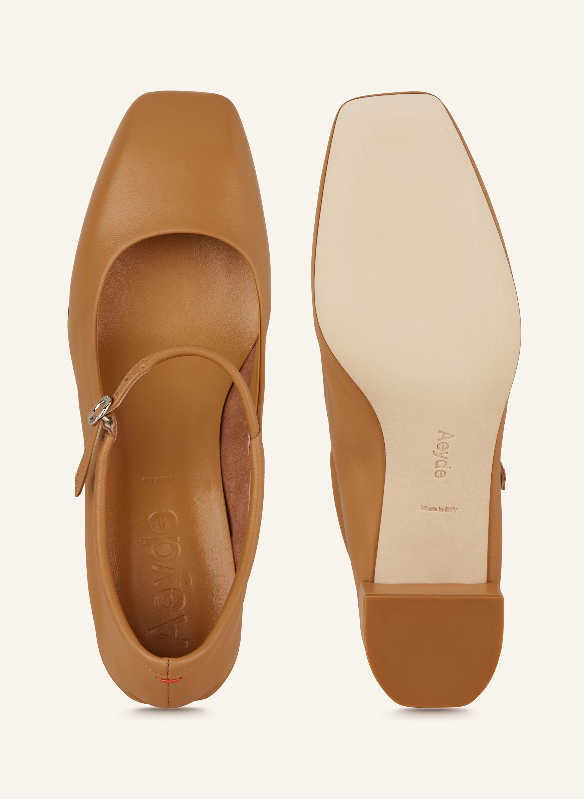 Thumbnail - Aeyde Mary-Jane-Pumps Aline braun