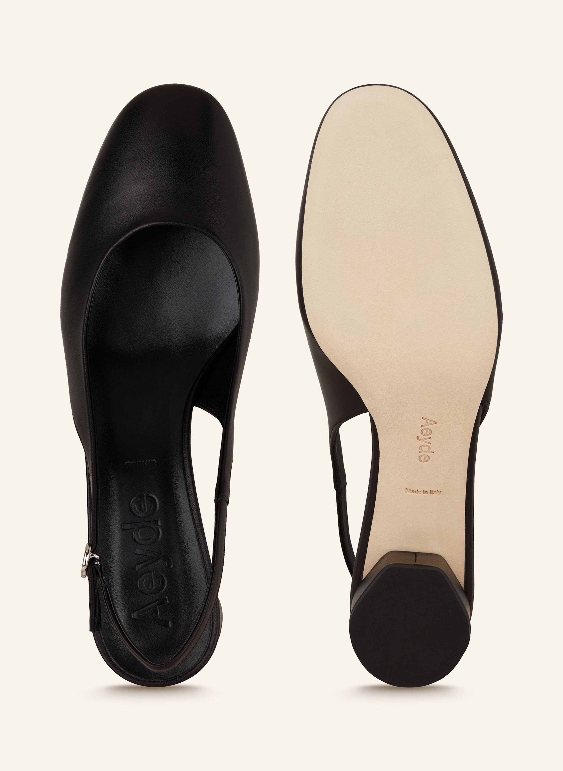 Thumbnail - Aeyde Slingpumps Romy schwarz