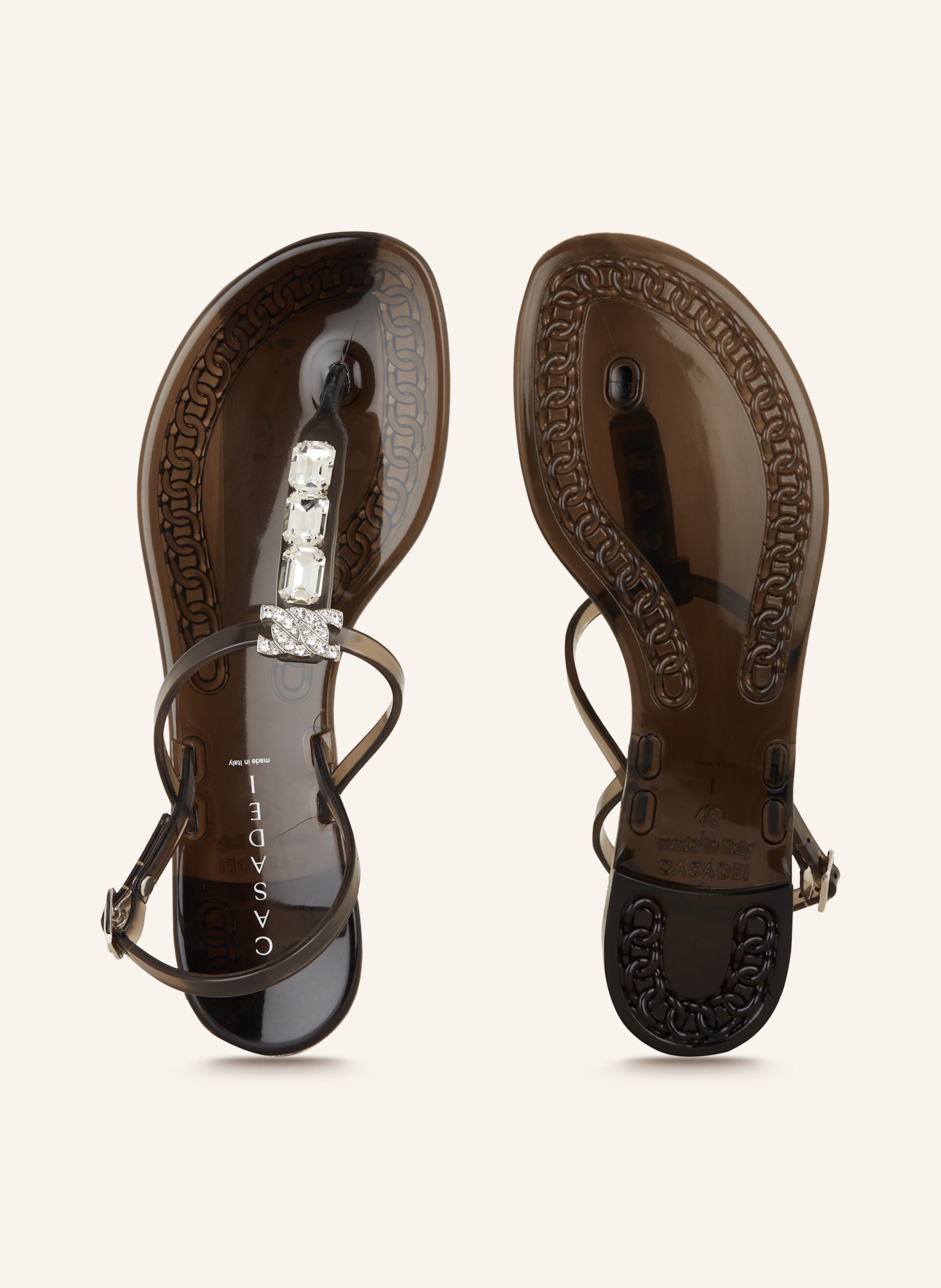 Thumbnail - Casadei Sandalen Jelly schwarz