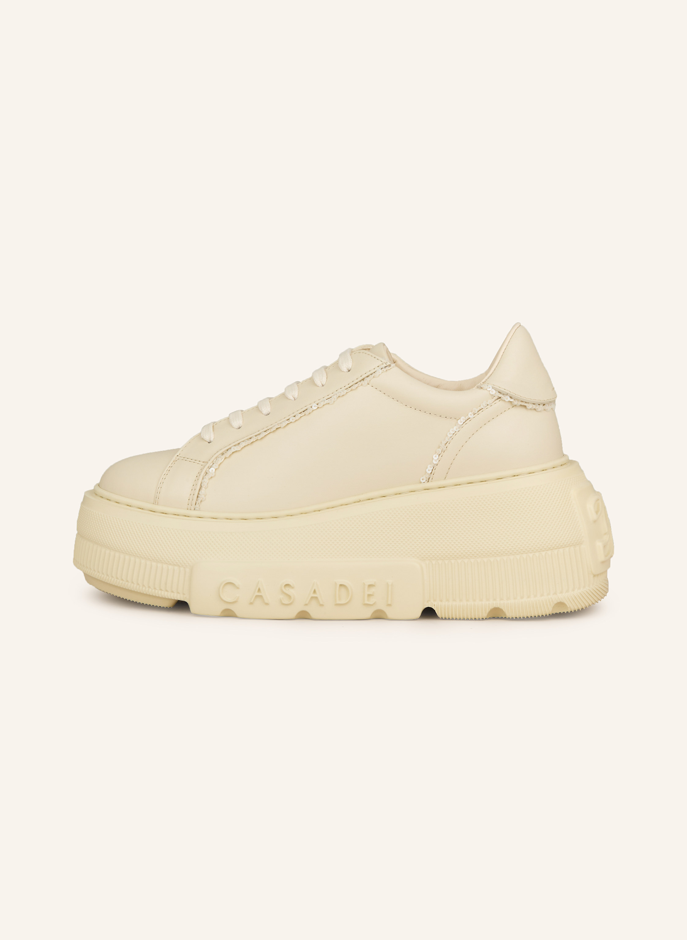 Thumbnail - Casadei Sneaker Nexus Mit Pailletten weiss