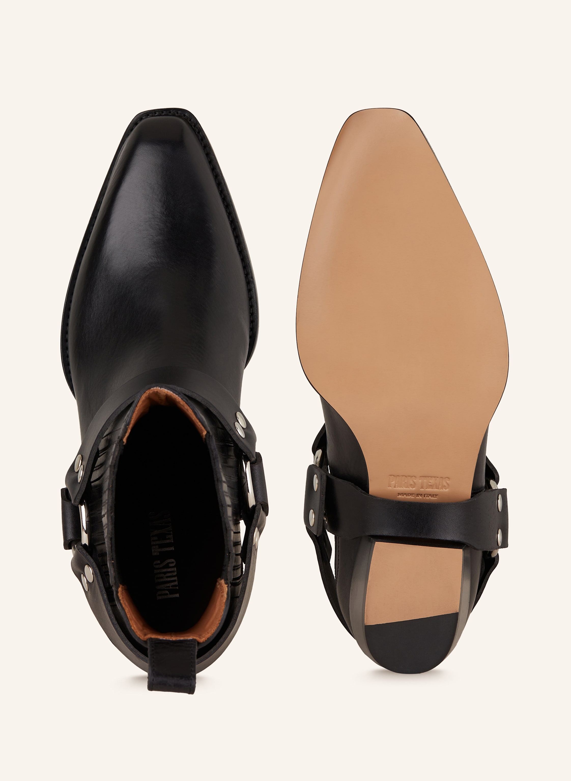 Thumbnail - Paris Texas Cowboy Boots Helena schwarz