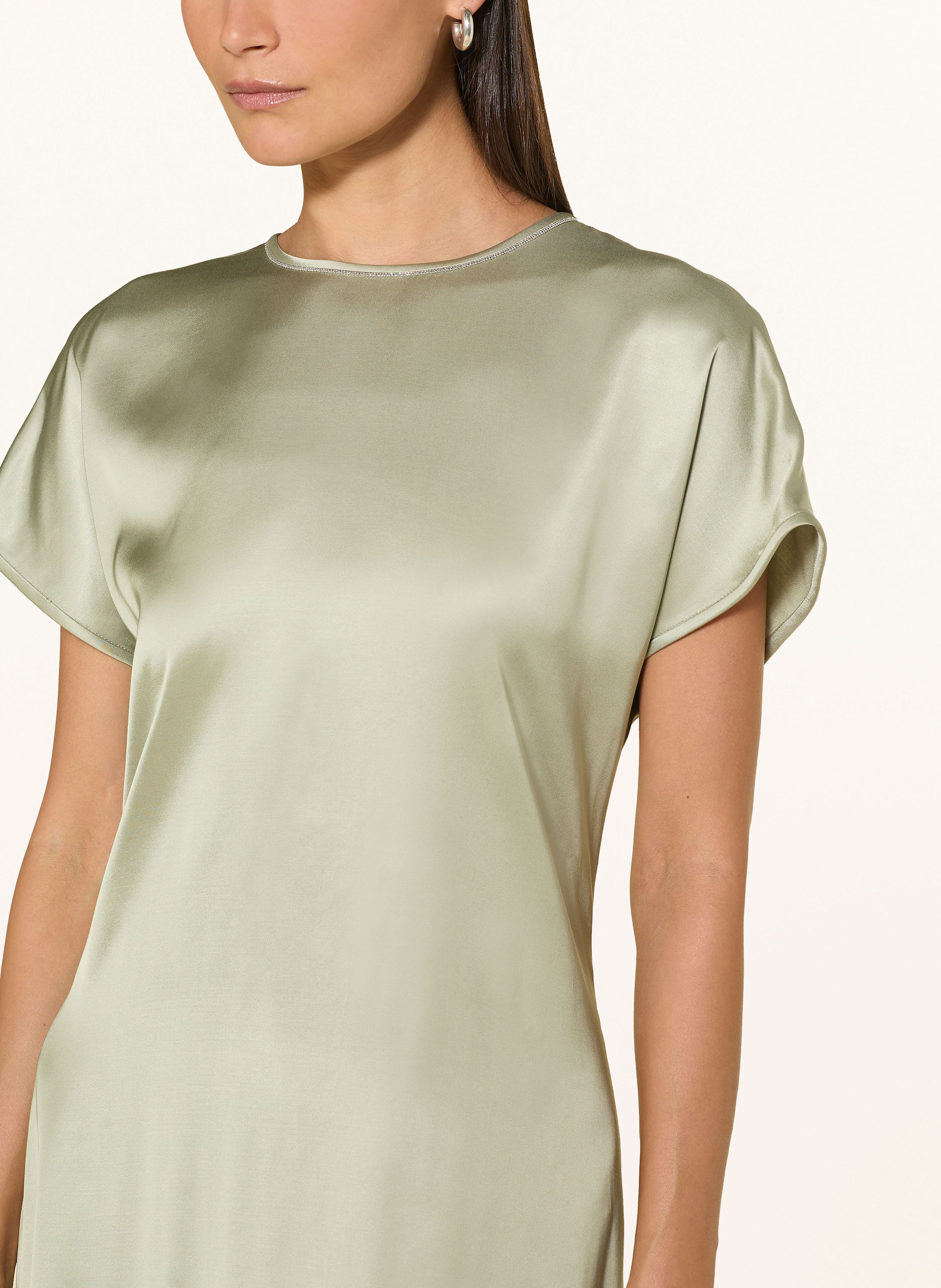 Thumbnail - Peserico Cocktailkleid Aus Satin gruen