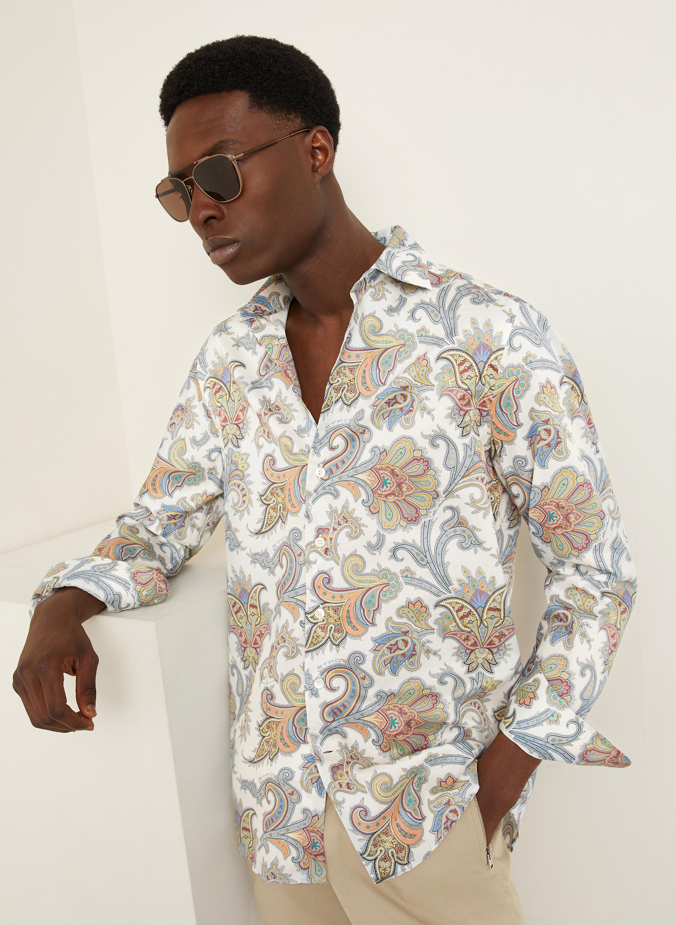 Thumbnail - Etro Hemd Regular Fit weiss