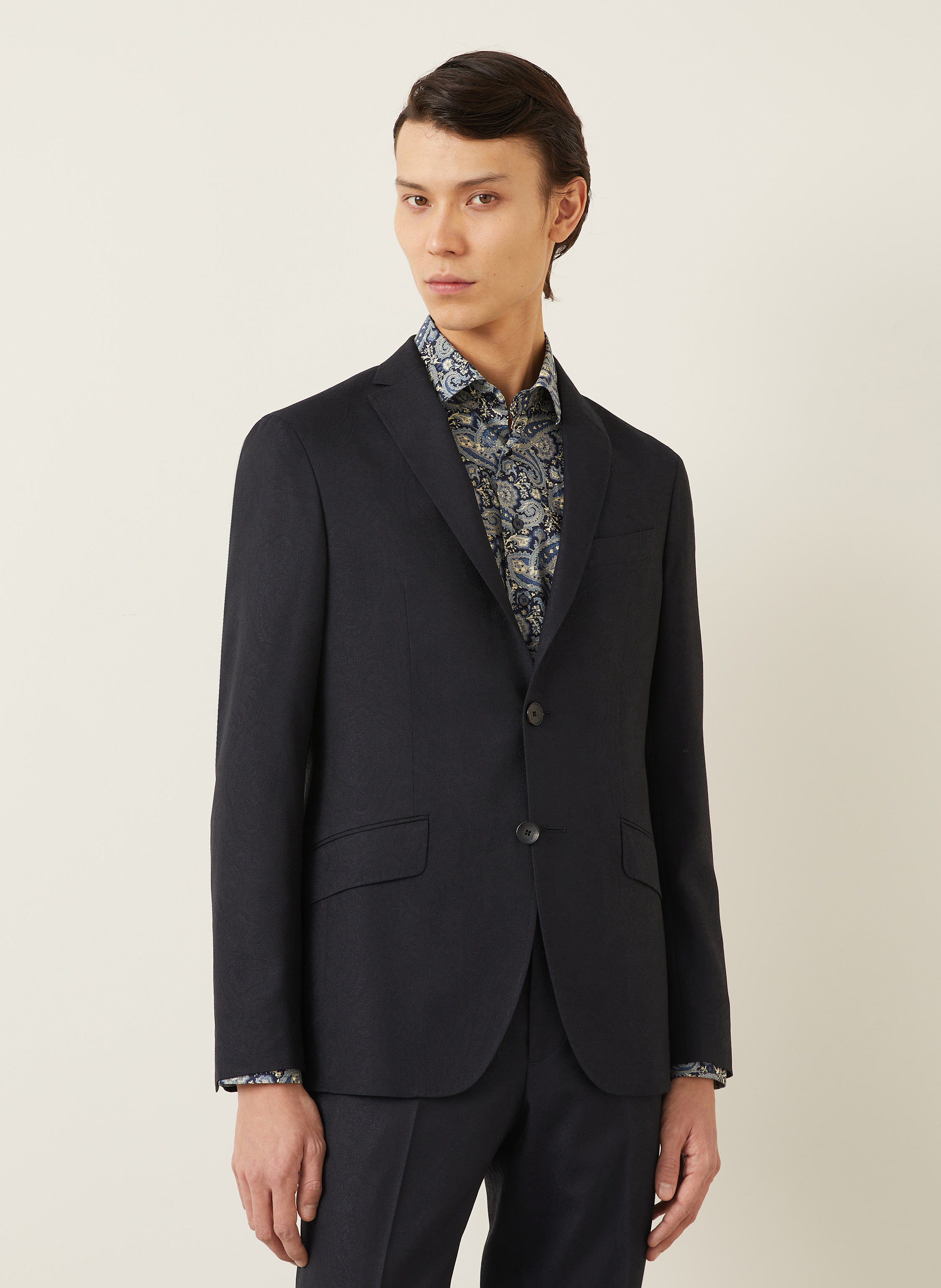 Thumbnail - Etro Anzugsakko Slim Fit blau