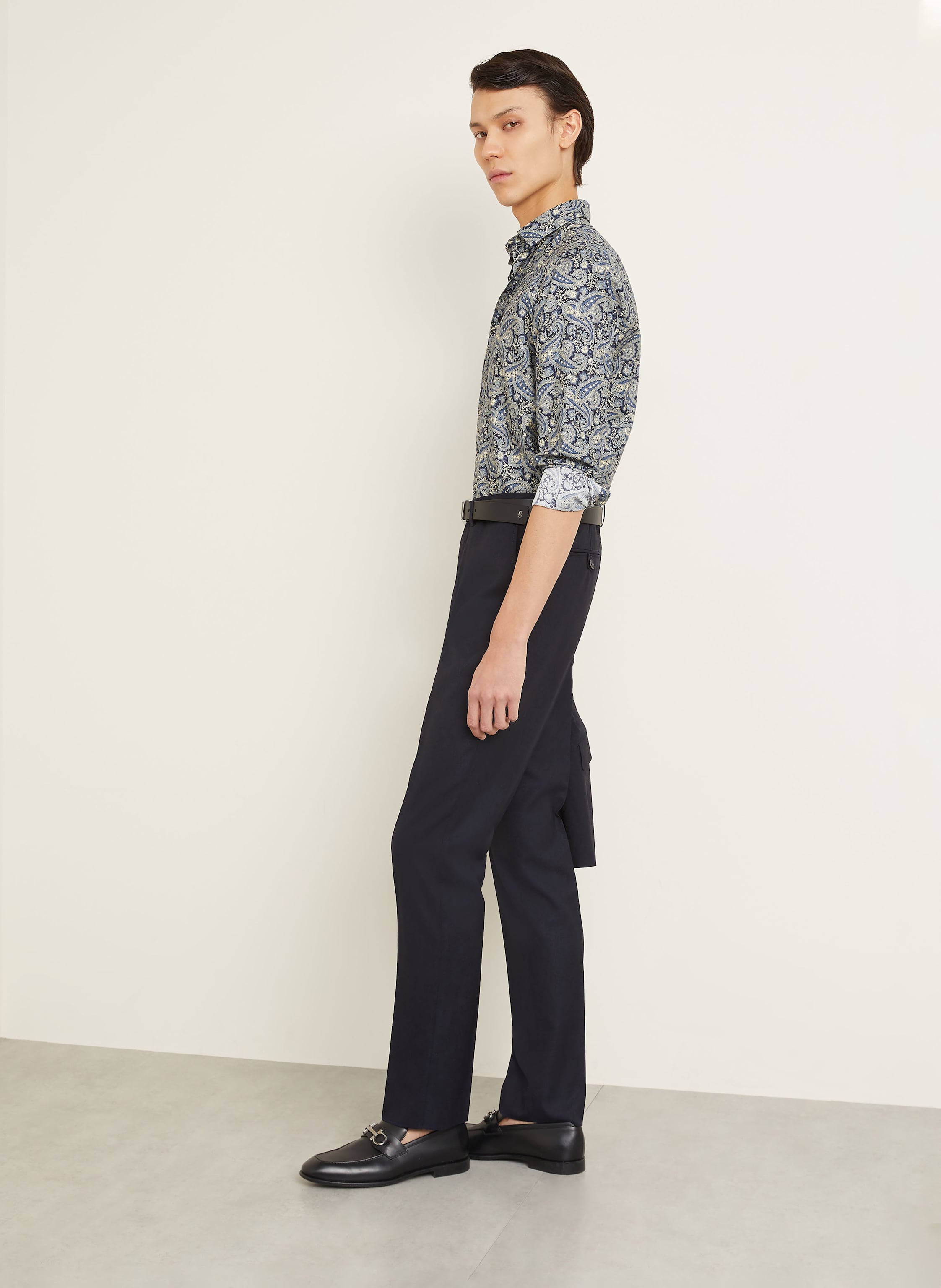 Thumbnail - Etro Anzughose Slim Fit blau