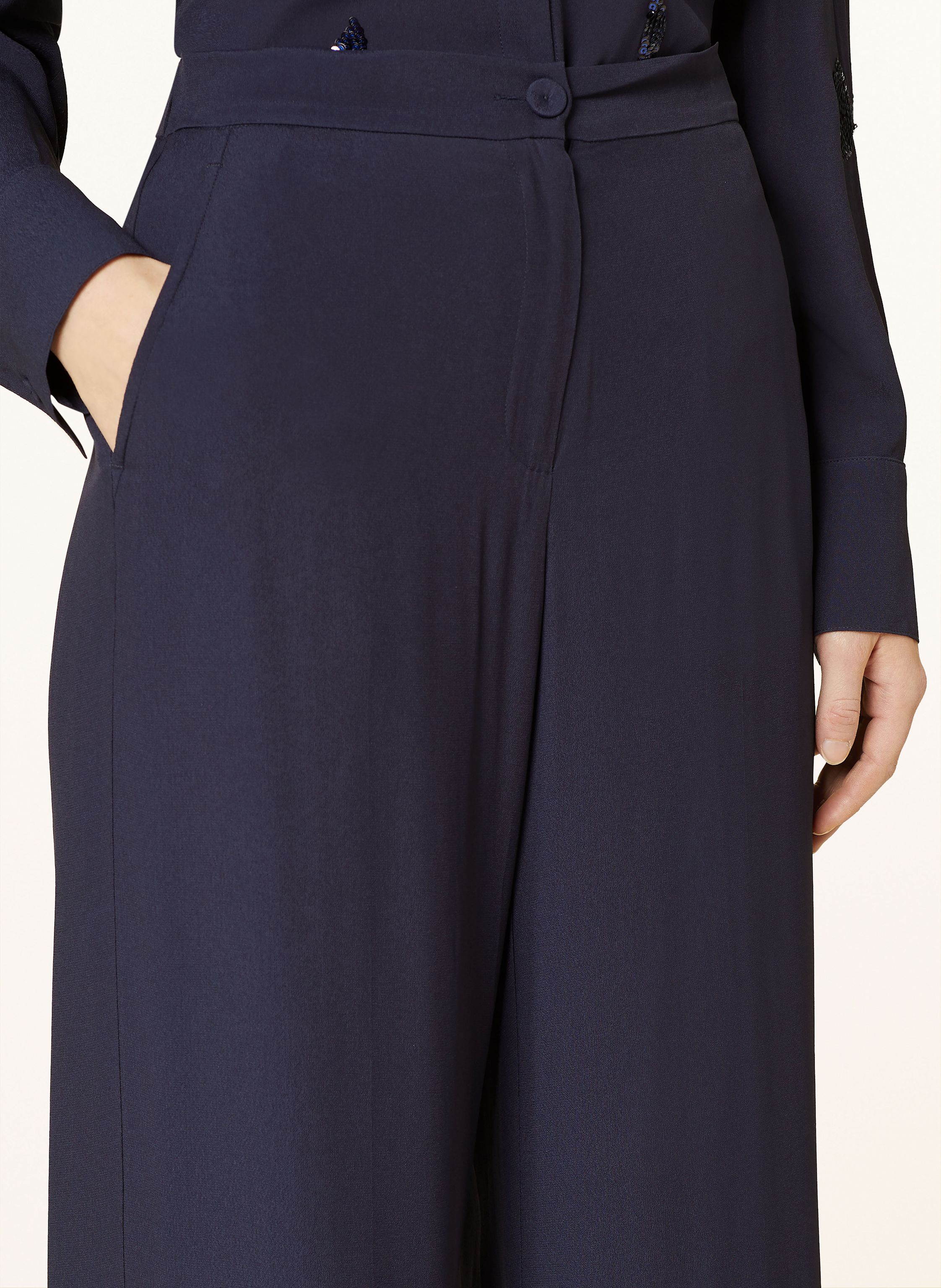 Thumbnail - Elena Miro Marlenehose Mit Pailletten blau