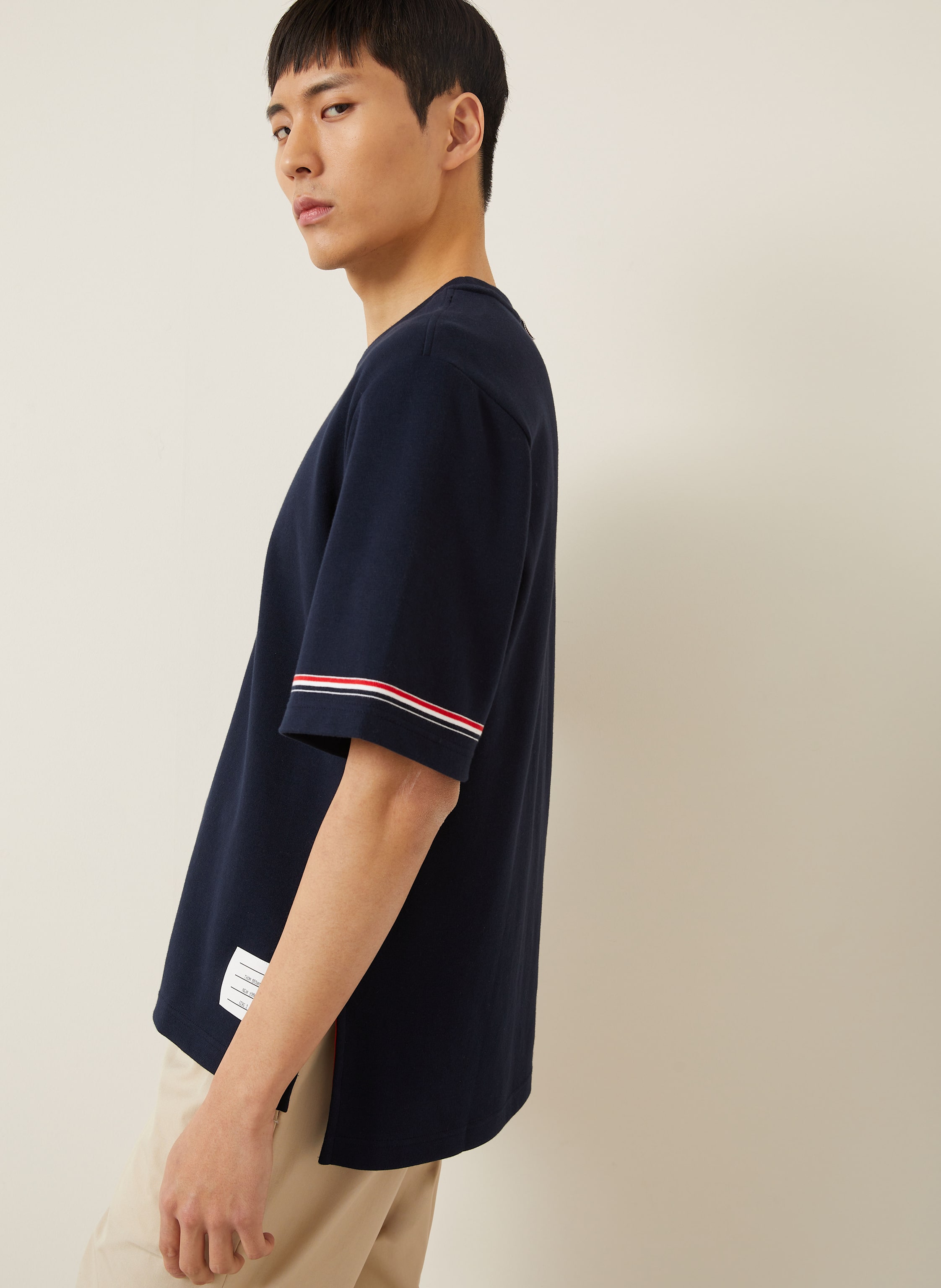 Thumbnail - Thom Browne. T-Shirt blau