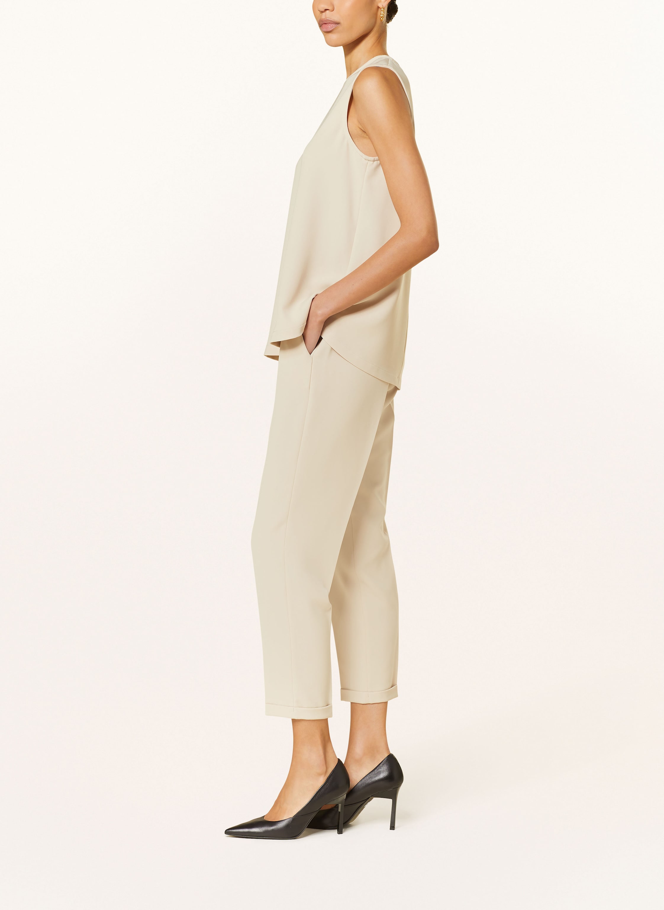 Thumbnail - Antonelli Firenze Hose Rosalba beige