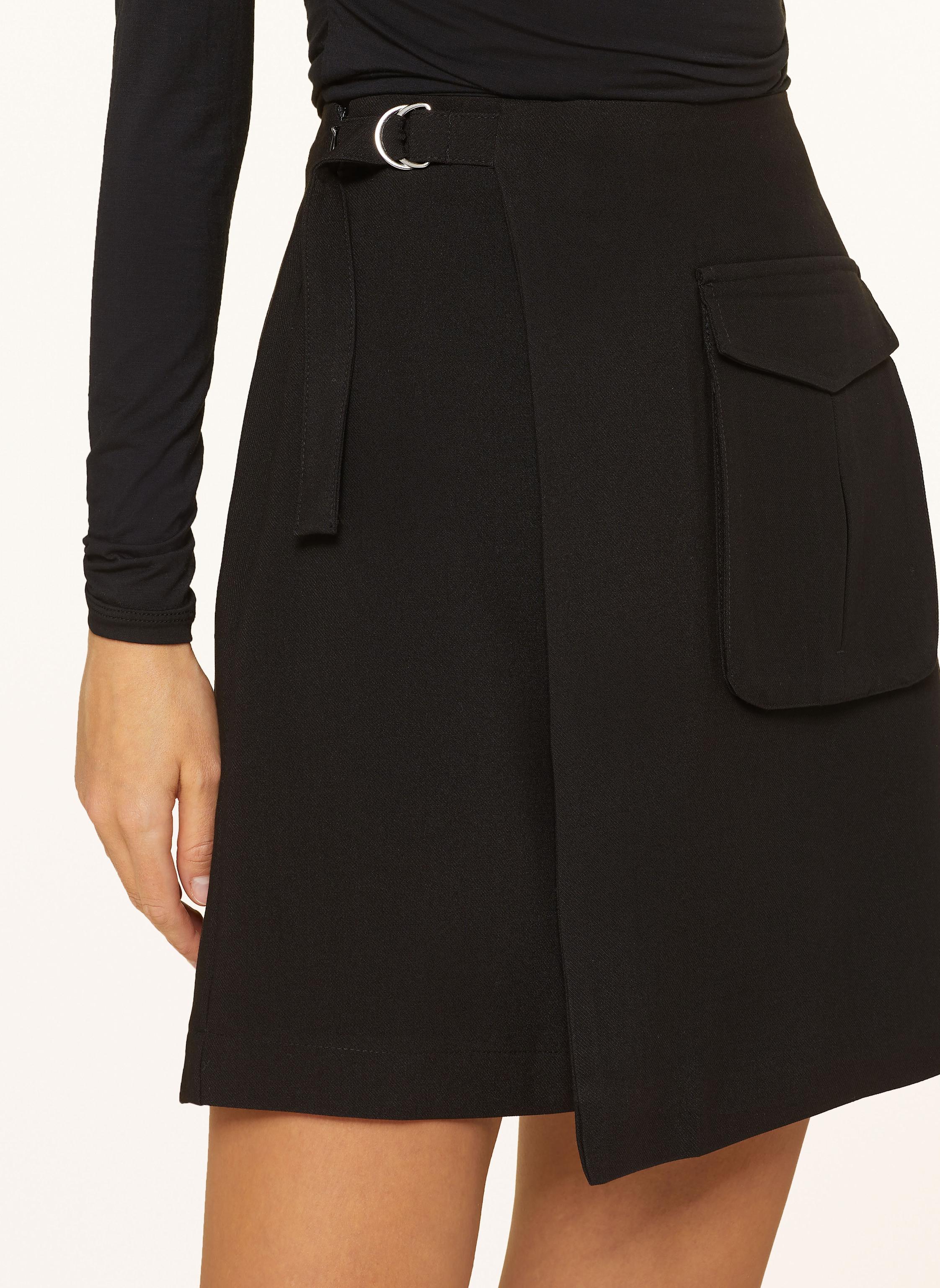 Thumbnail - Rouge Vila Rock In Wickeloptik schwarz