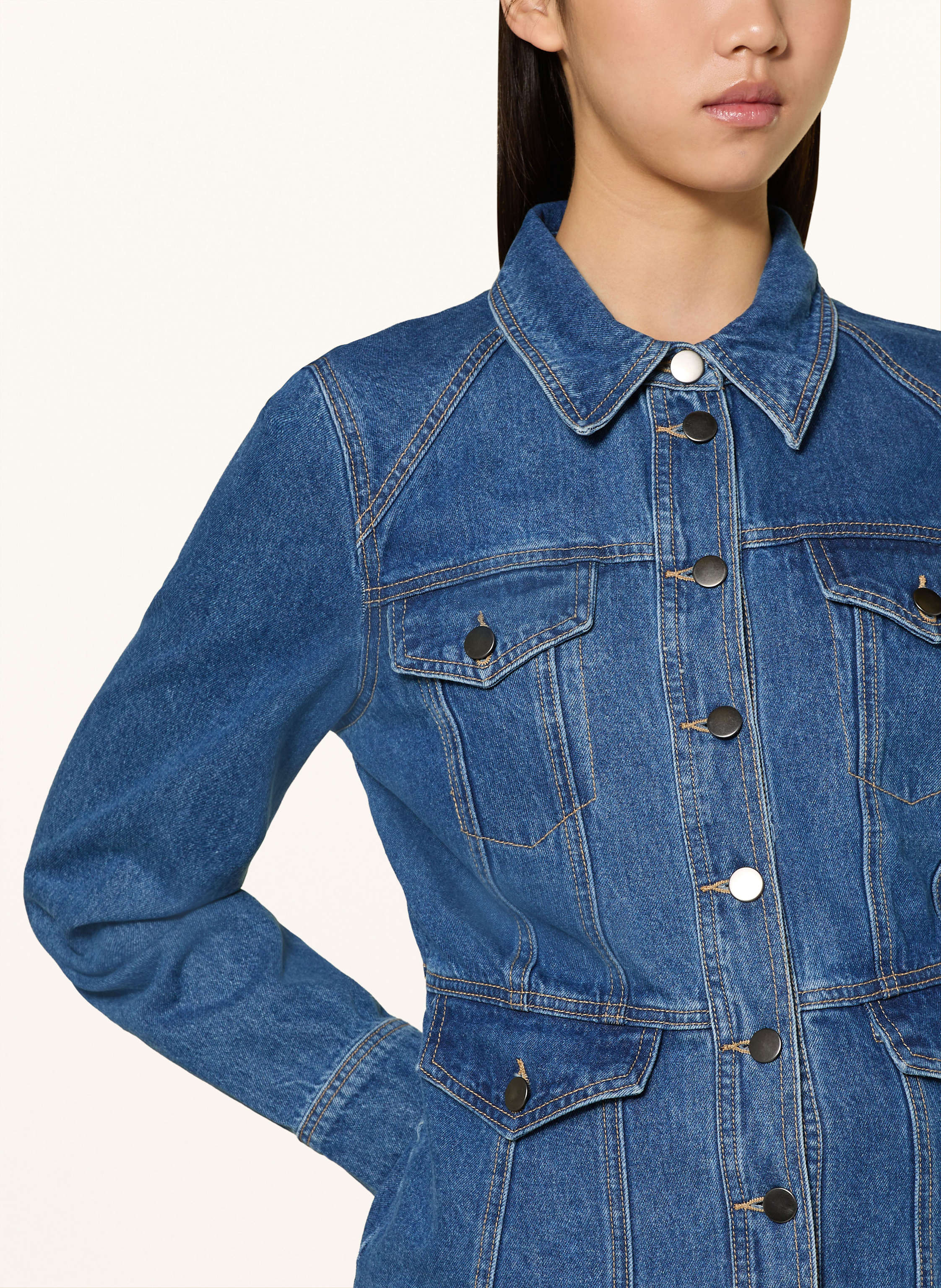Thumbnail - Rouge Vila Jeansjacke blau