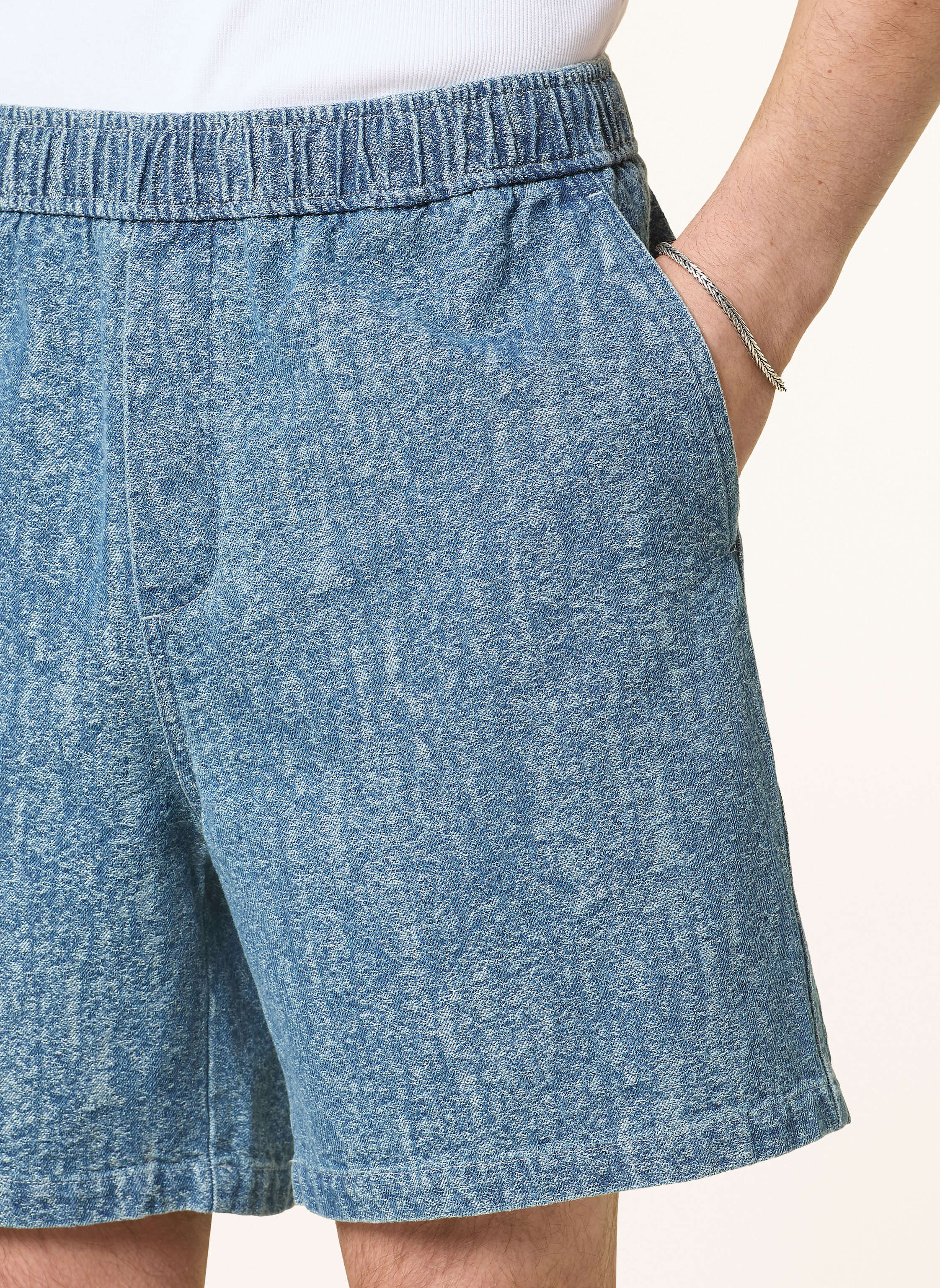 Thumbnail - Samsøe  Samsøe Jeansshorts Sajabari blau