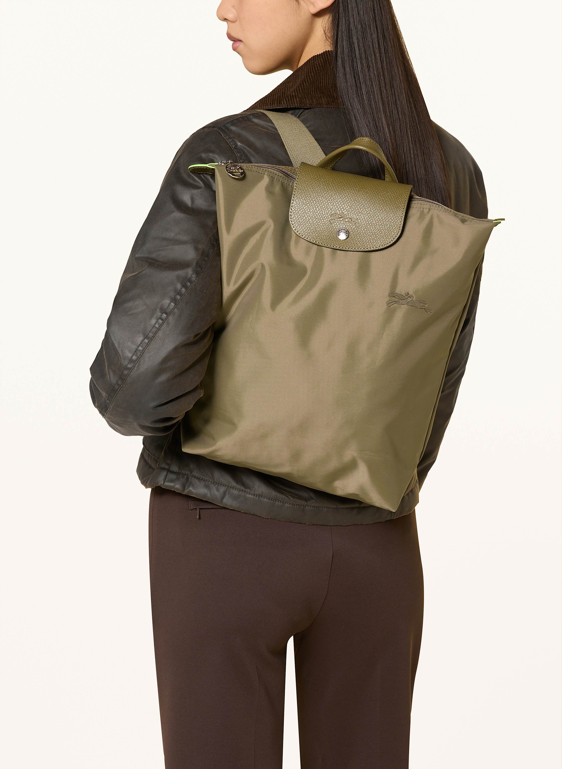 Thumbnail - Longchamp Rucksack Le Pliage Green gruen
