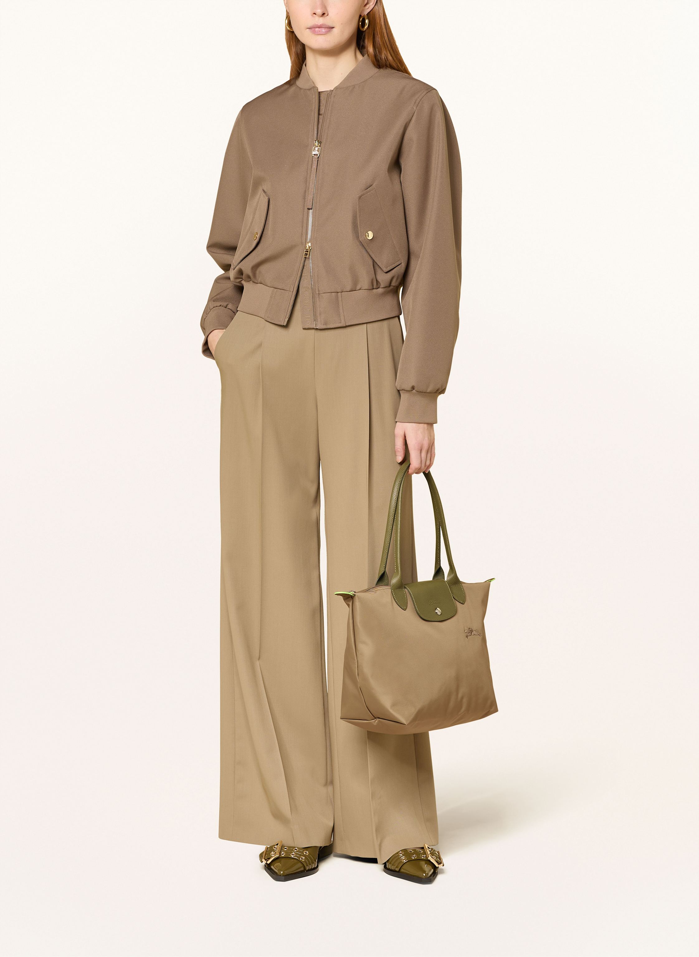 Thumbnail - Longchamp Shopper Le Pliage S gruen