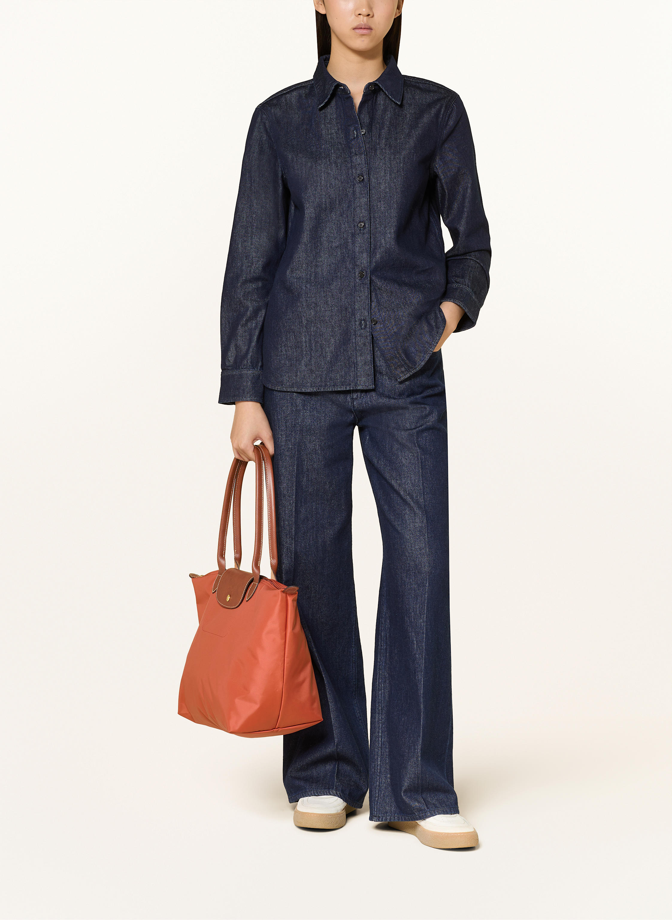 Thumbnail - Longchamp Shopper Le Pliage L rot