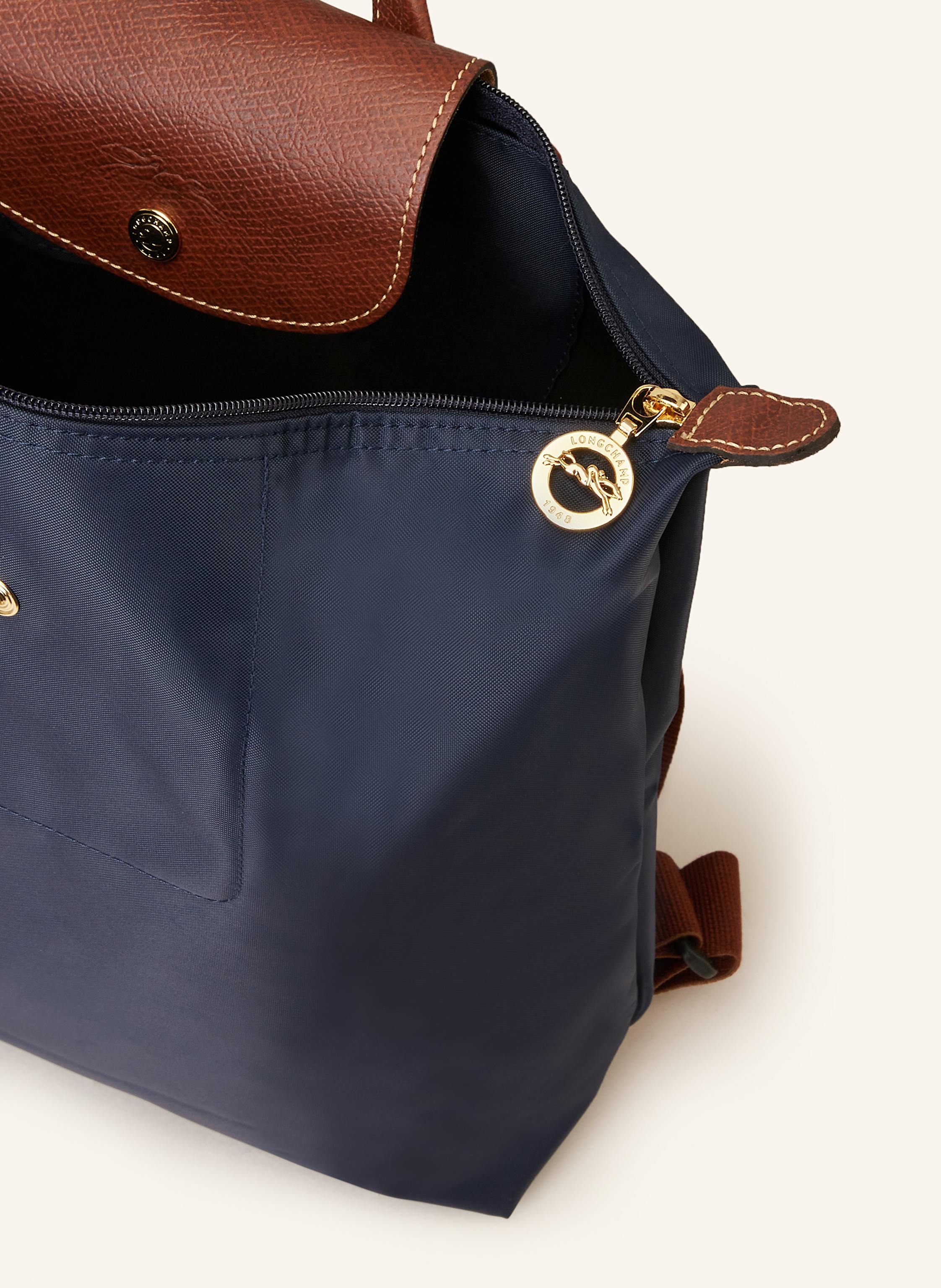 Thumbnail - Longchamp Rucksack Le Pliage Medium blau