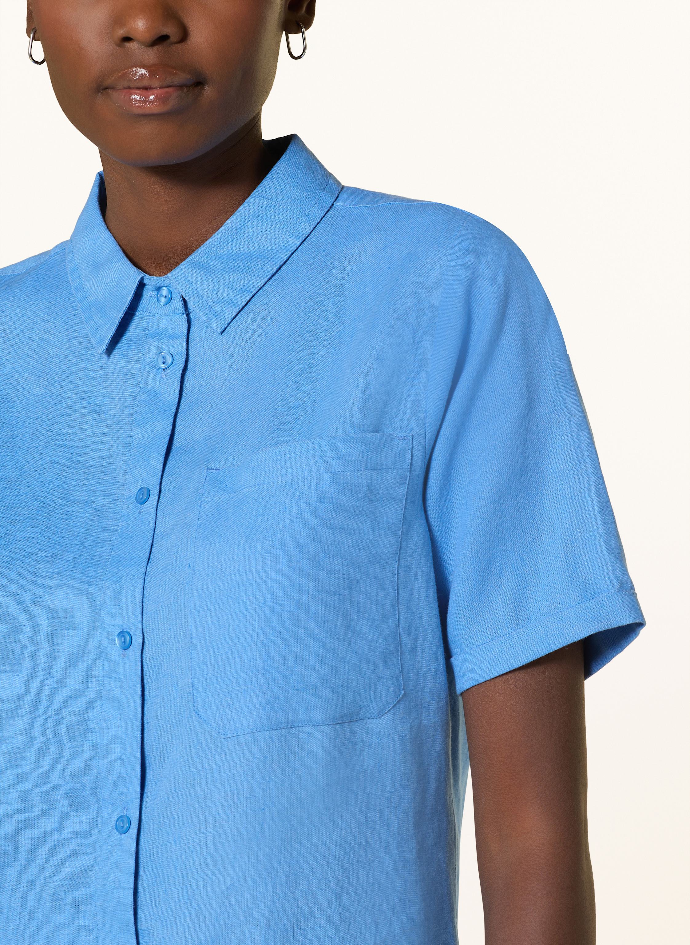 Thumbnail - Lilienfels Hemdbluse Aus Leinen blau