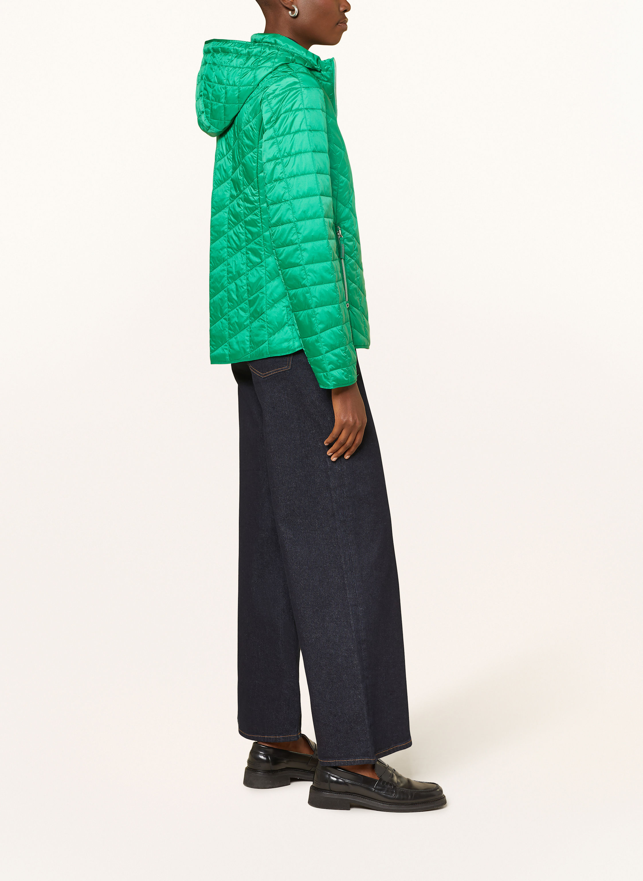 Thumbnail - Betty Barclay Steppjacke Mit Abnehmbarer Kapuze gruen