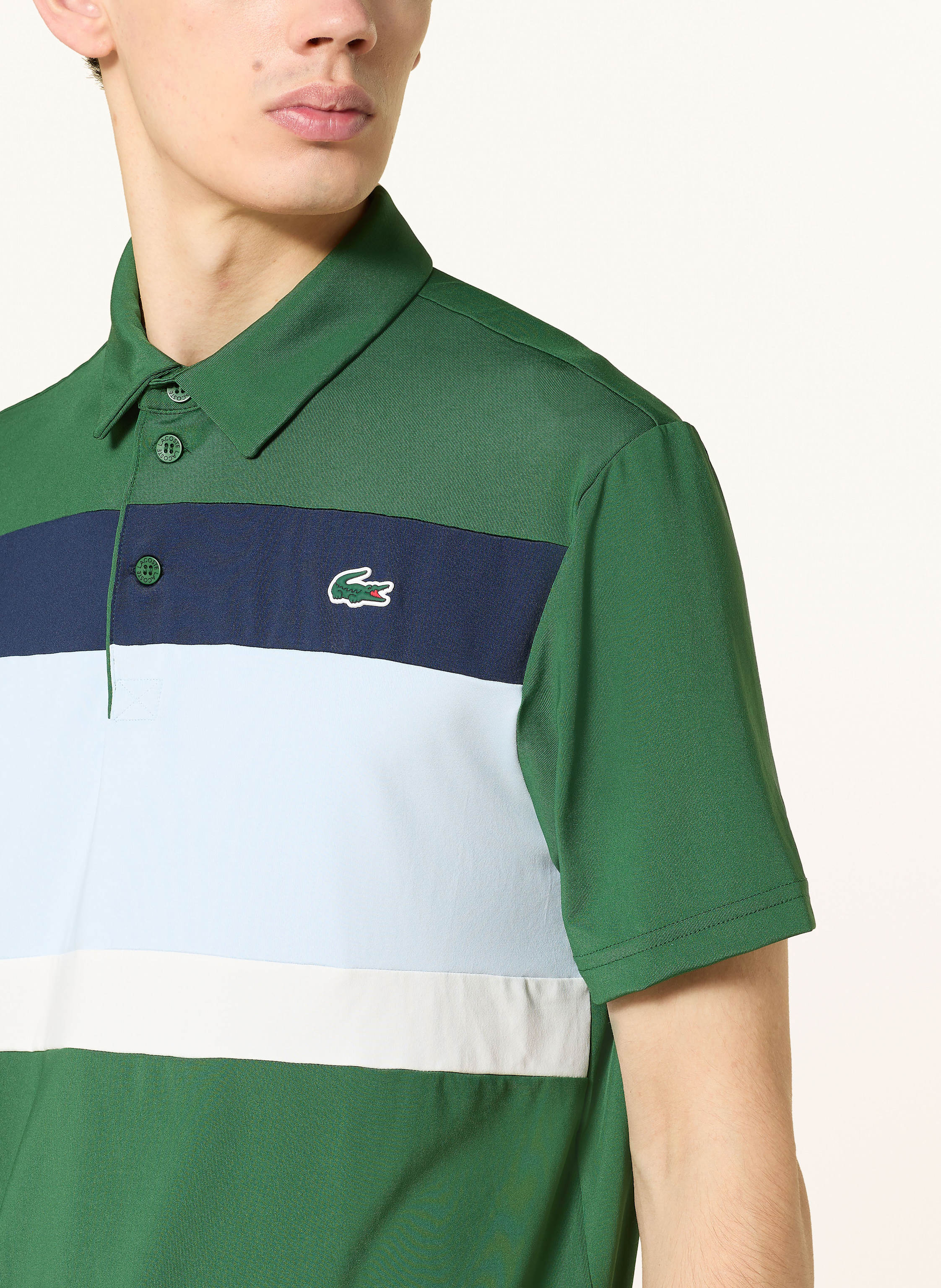 Thumbnail - Lacoste Funktions-Poloshirt gruen