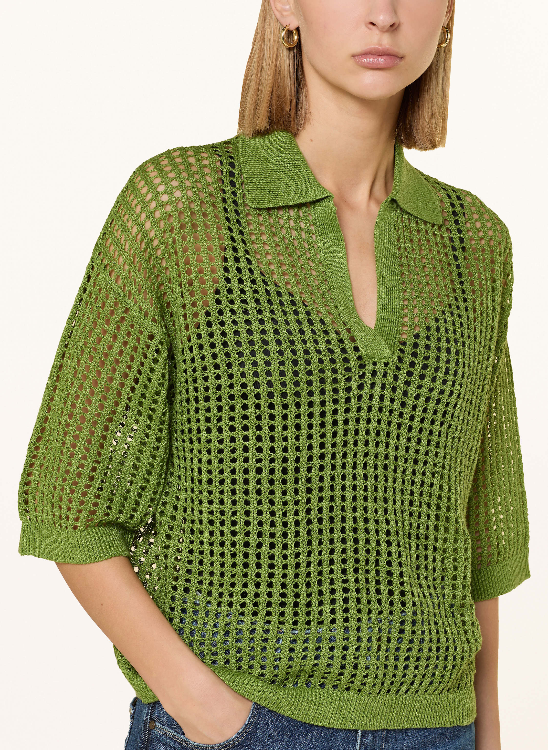 Thumbnail - Darling Harbour Leinenpullover gruen