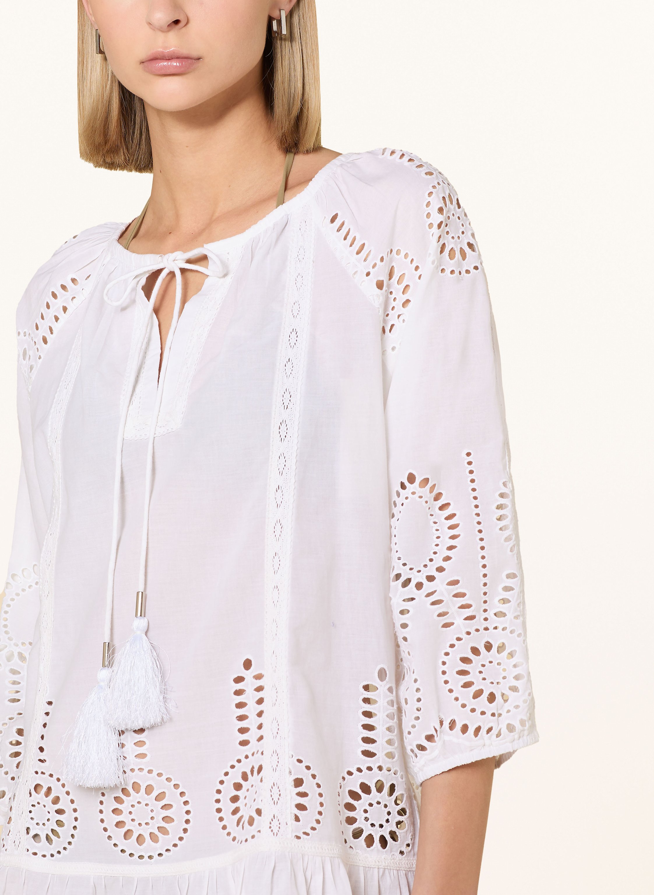 Thumbnail - Darling Harbour Tunika Mit 3/4-Arm weiss