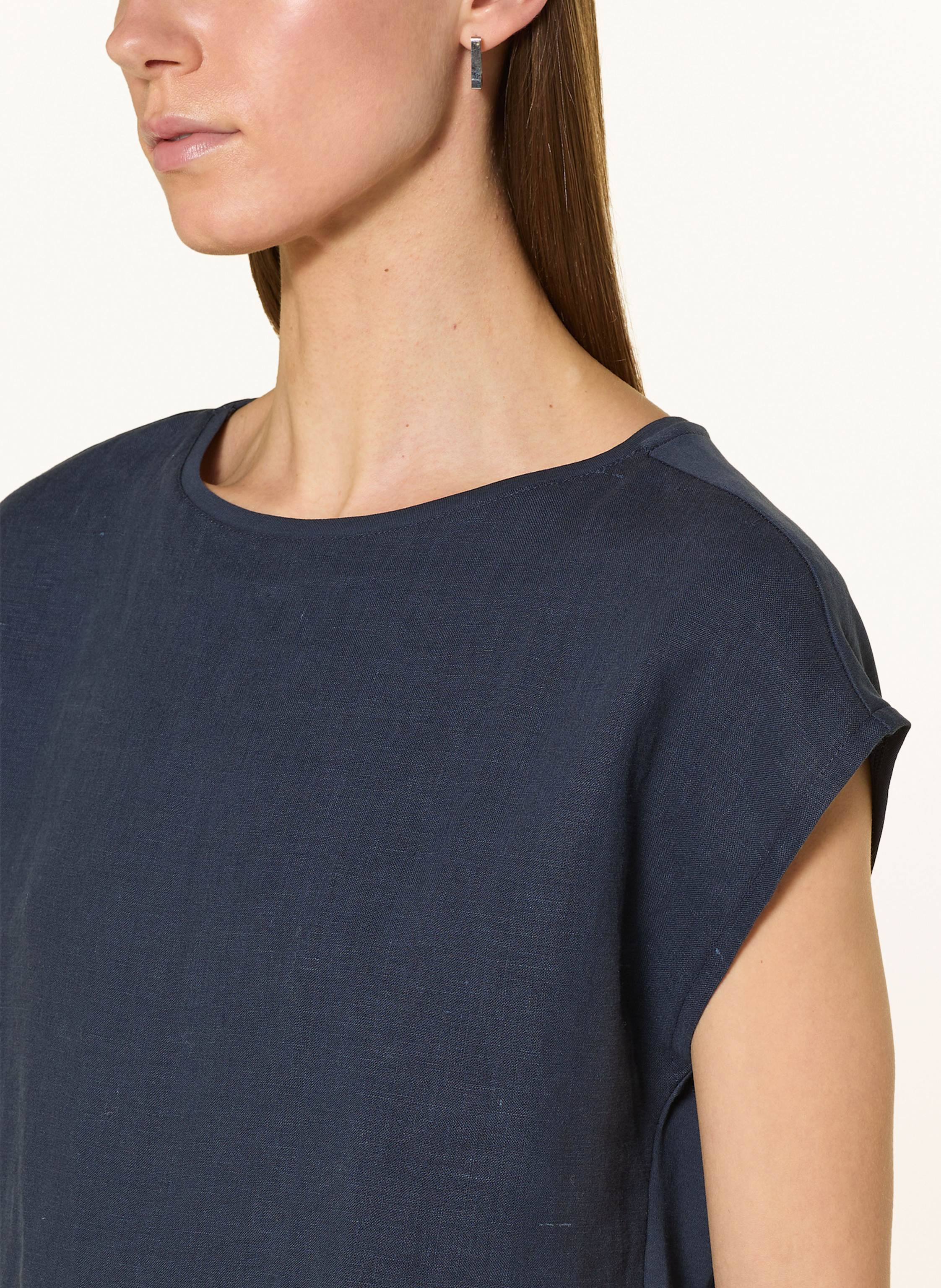 Thumbnail - Darling Harbour T-Shirt Aus Leinen blau