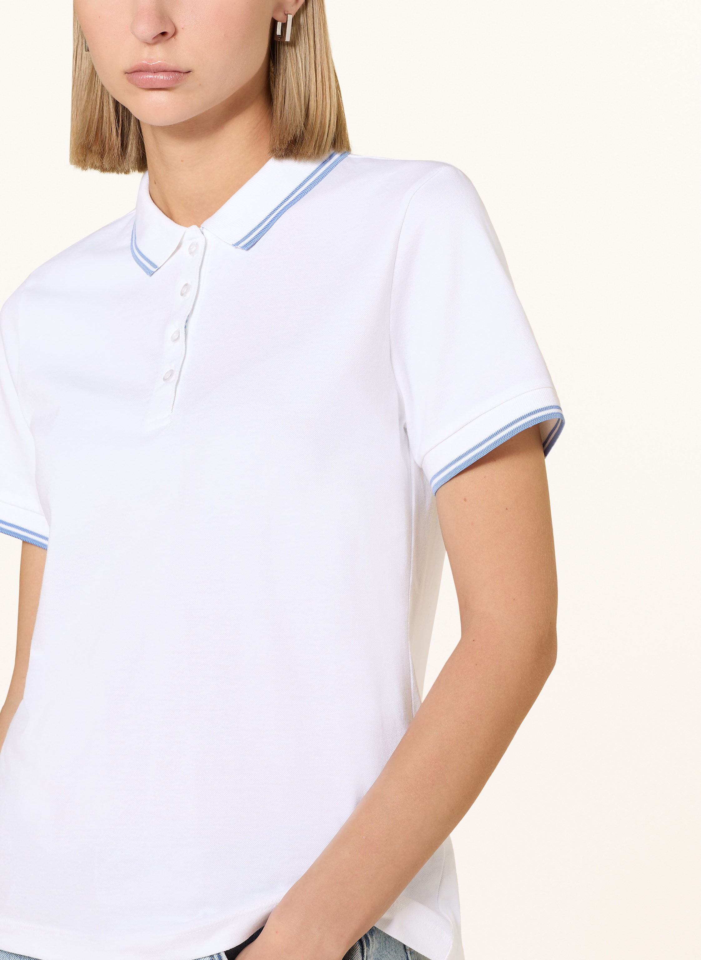 Thumbnail - Darling Harbour Piqué-Poloshirt weiss