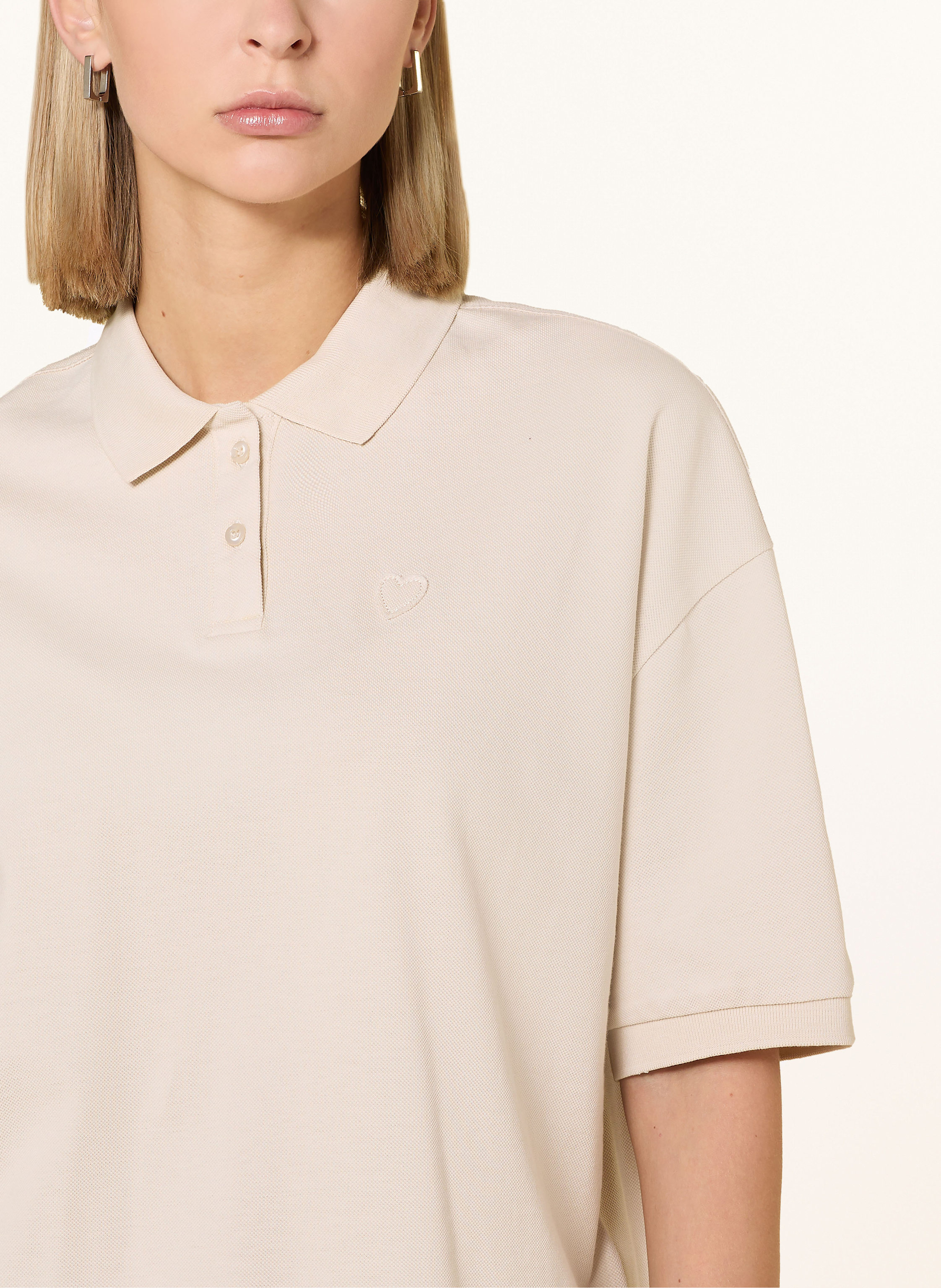 Thumbnail - Darling Harbour Piqué-Poloshirt beige