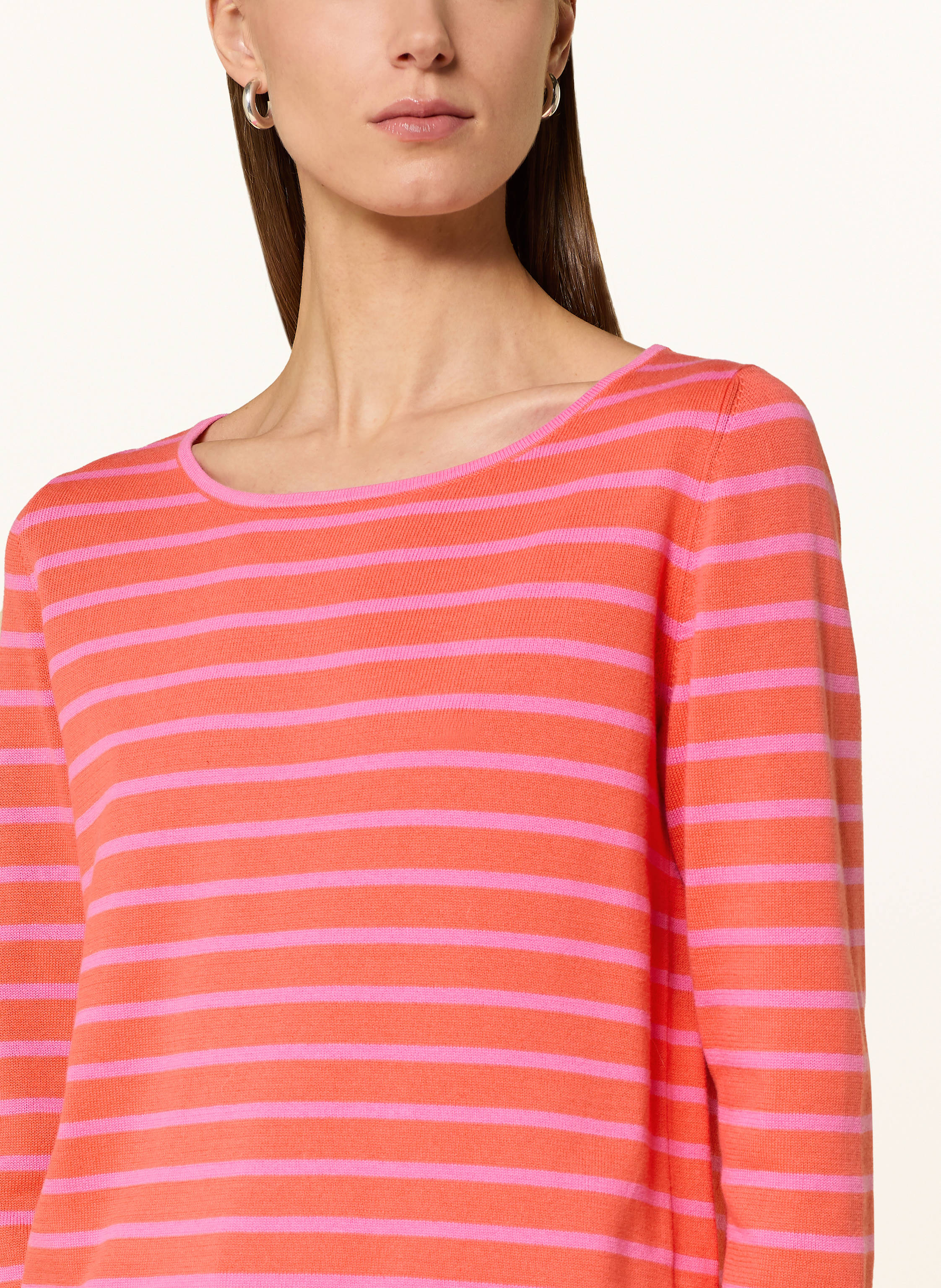 Thumbnail - Darling Harbour Pullover Mit 3/4-Arm orange