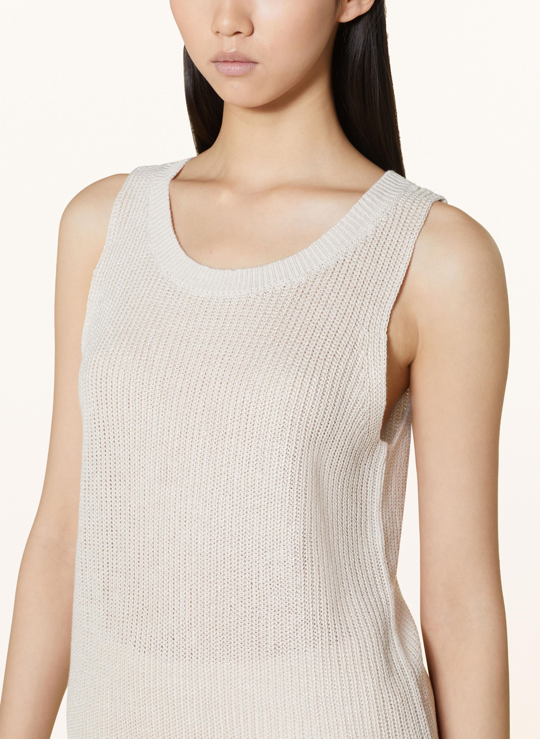 Thumbnail - Darling Harbour Stricktop Aus Leinen beige