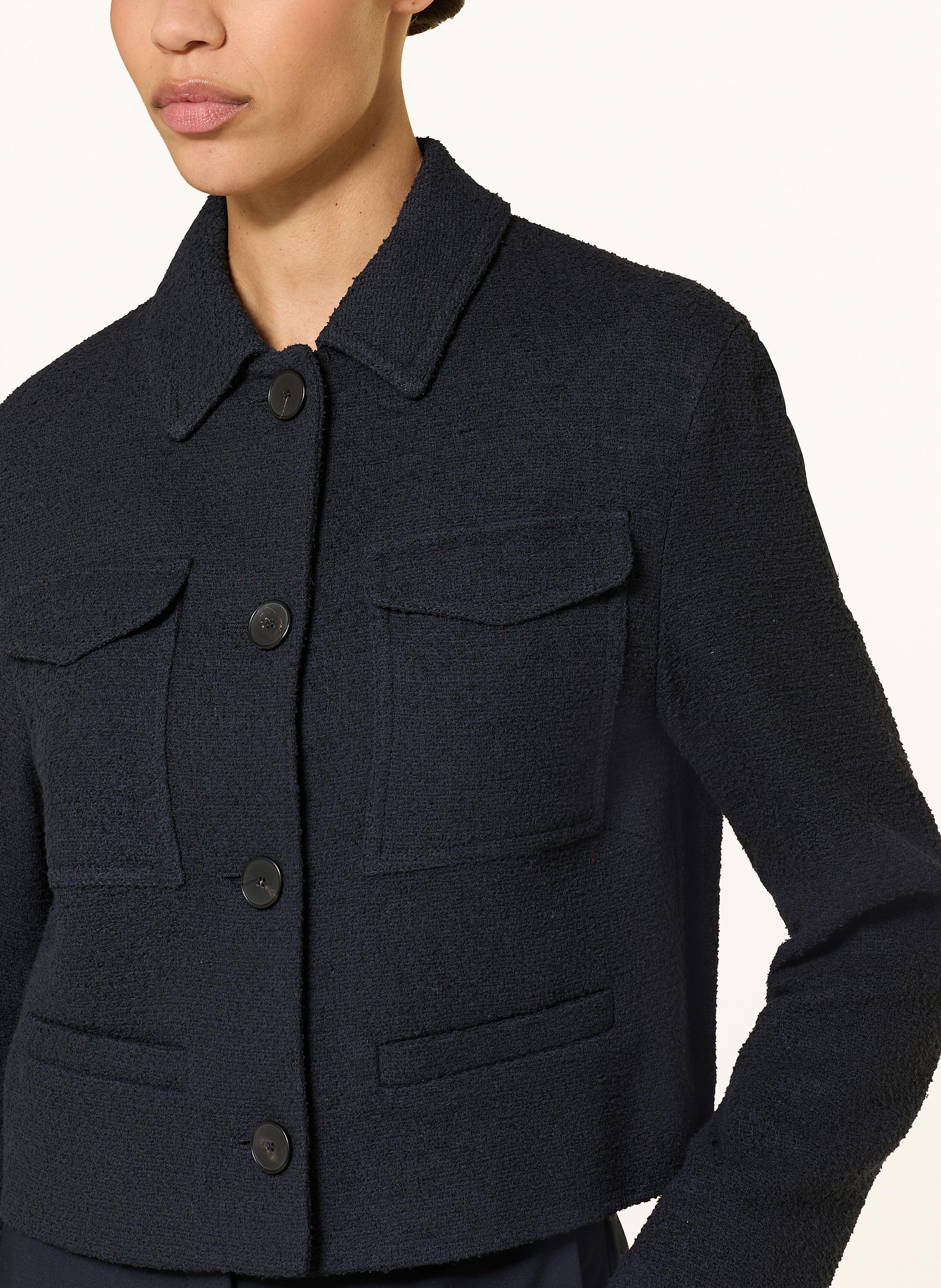 Thumbnail - Windsor. Bouclé-Blazer blau