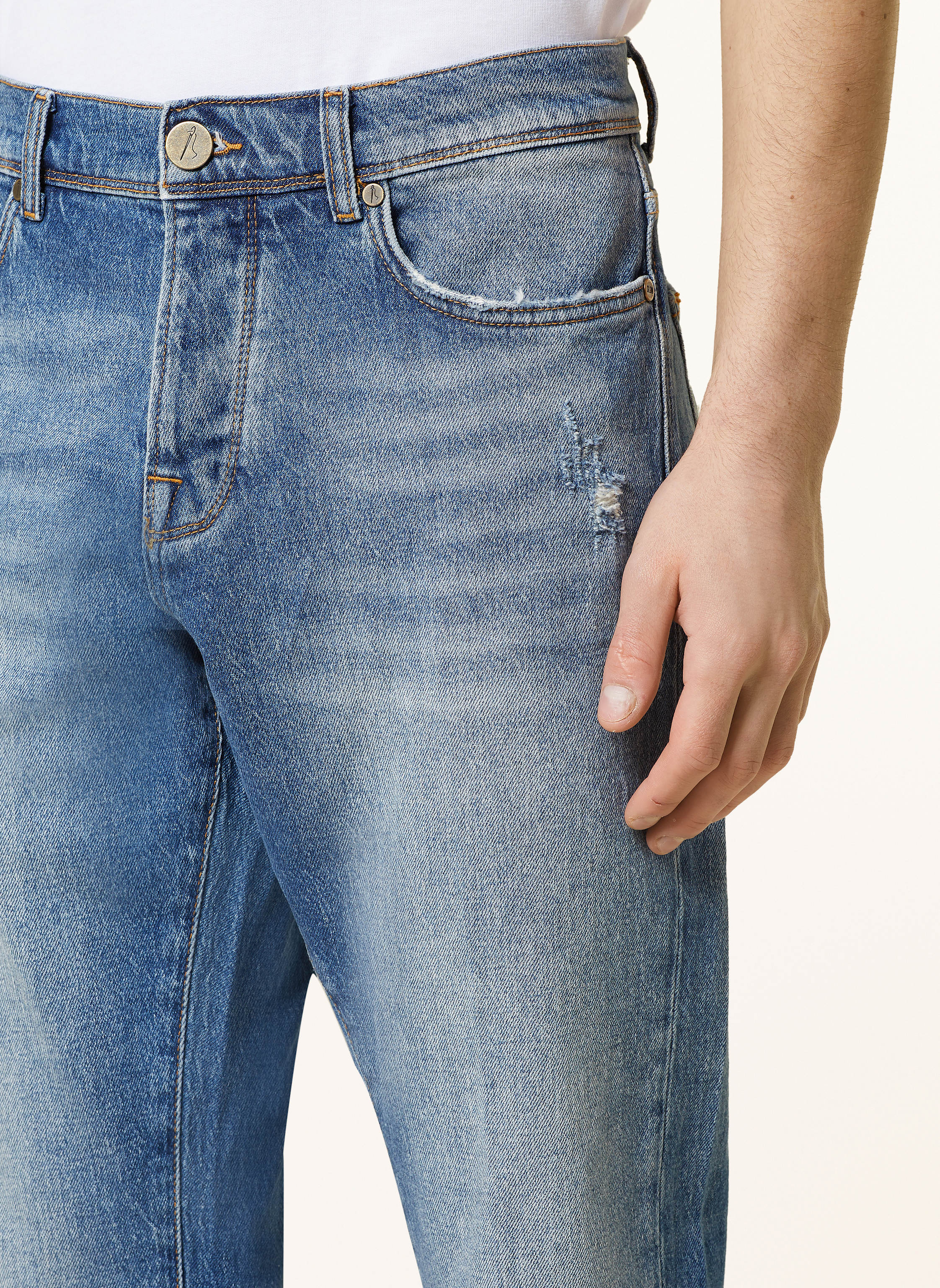 Thumbnail - Goldgarn Denim Jeans Rheinau Relaxed Fit blau