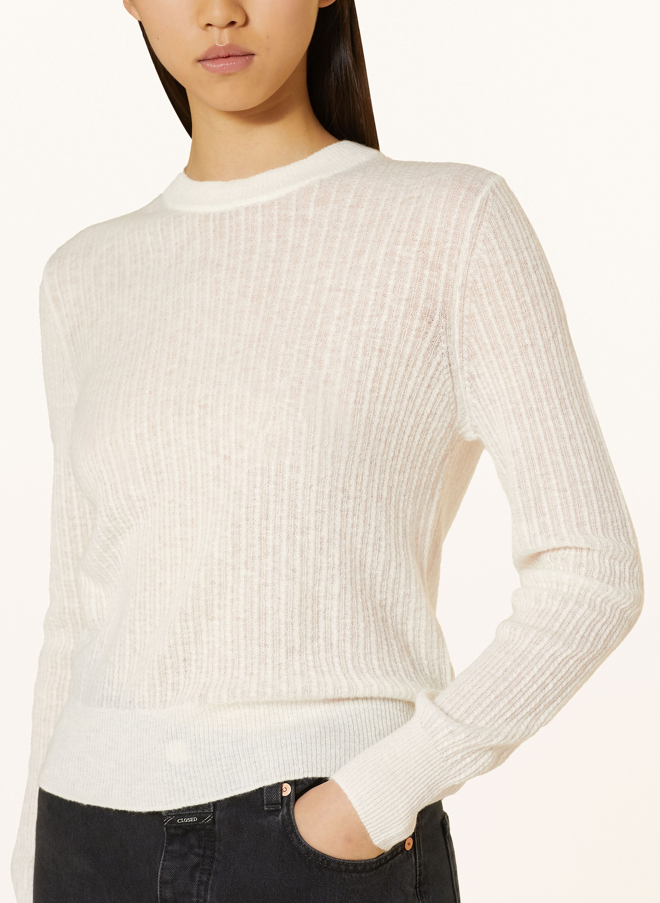 Thumbnail - Drykorn Pullover Fida weiss