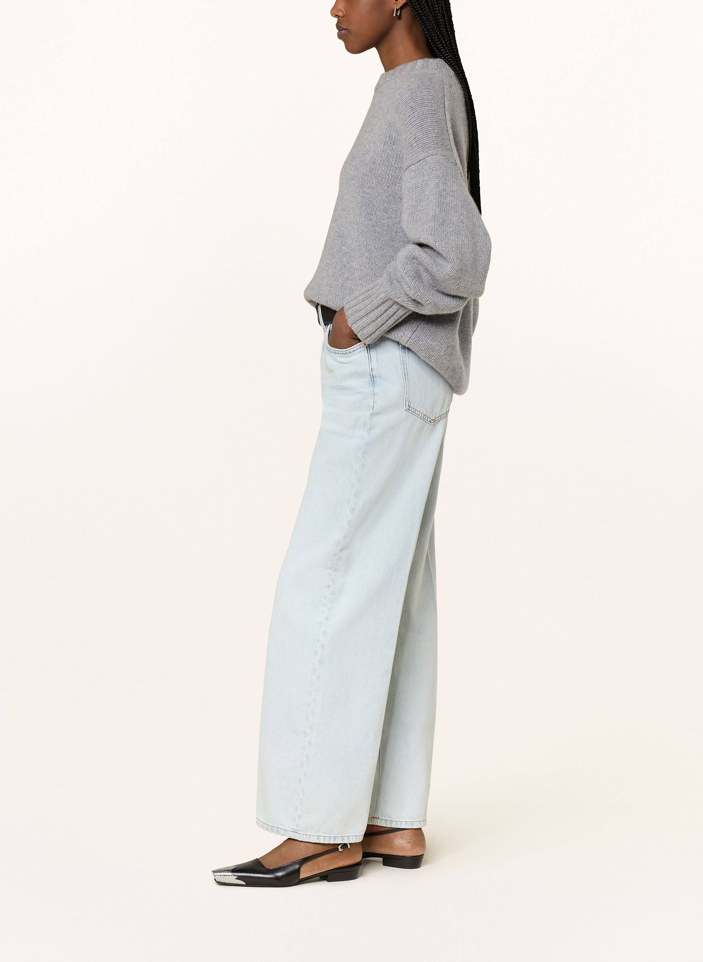 Thumbnail - Drykorn Wide Leg Jeans Medley blau