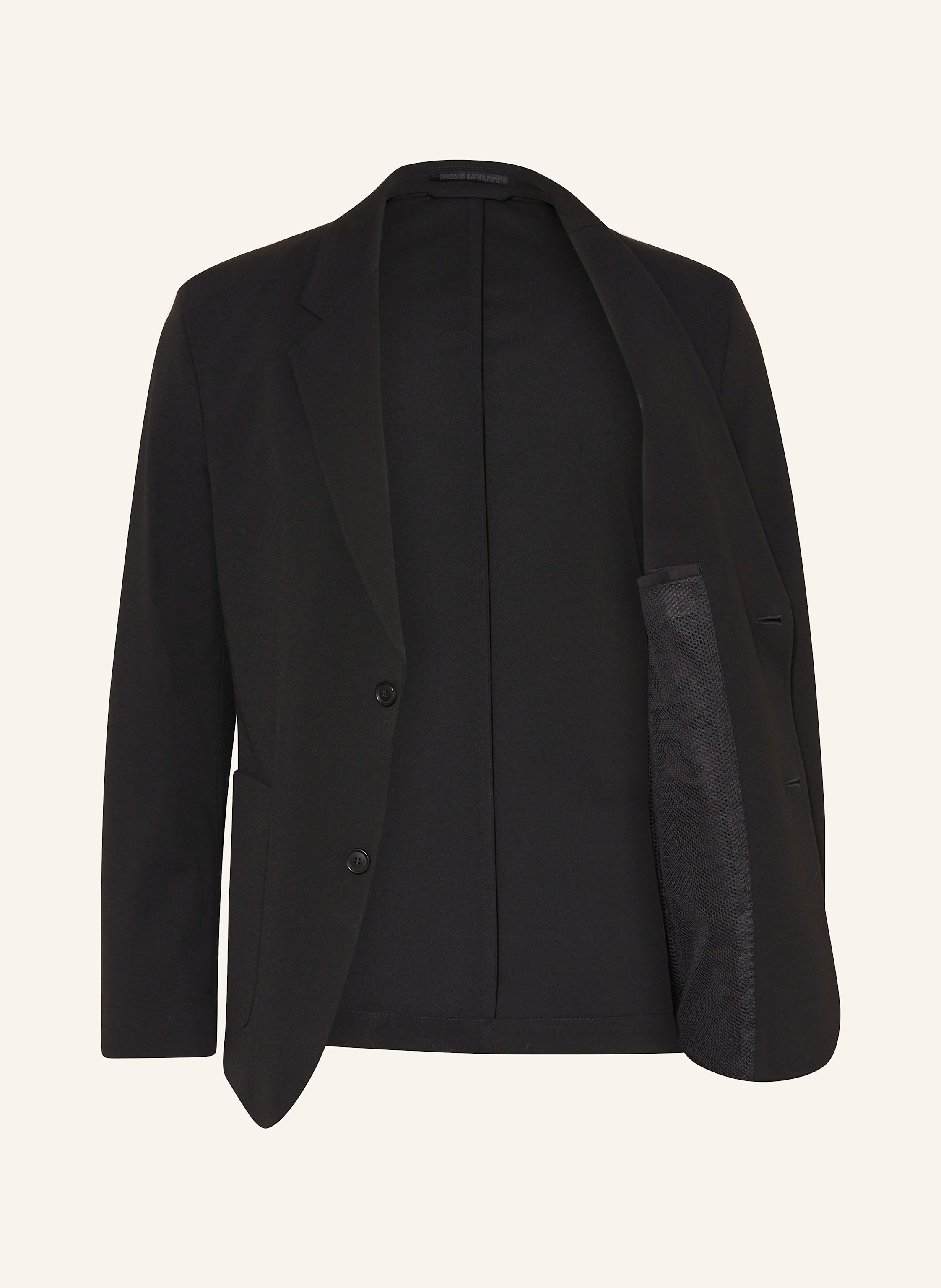 Thumbnail - Drykorn Anzugsakko Slim Fit schwarz