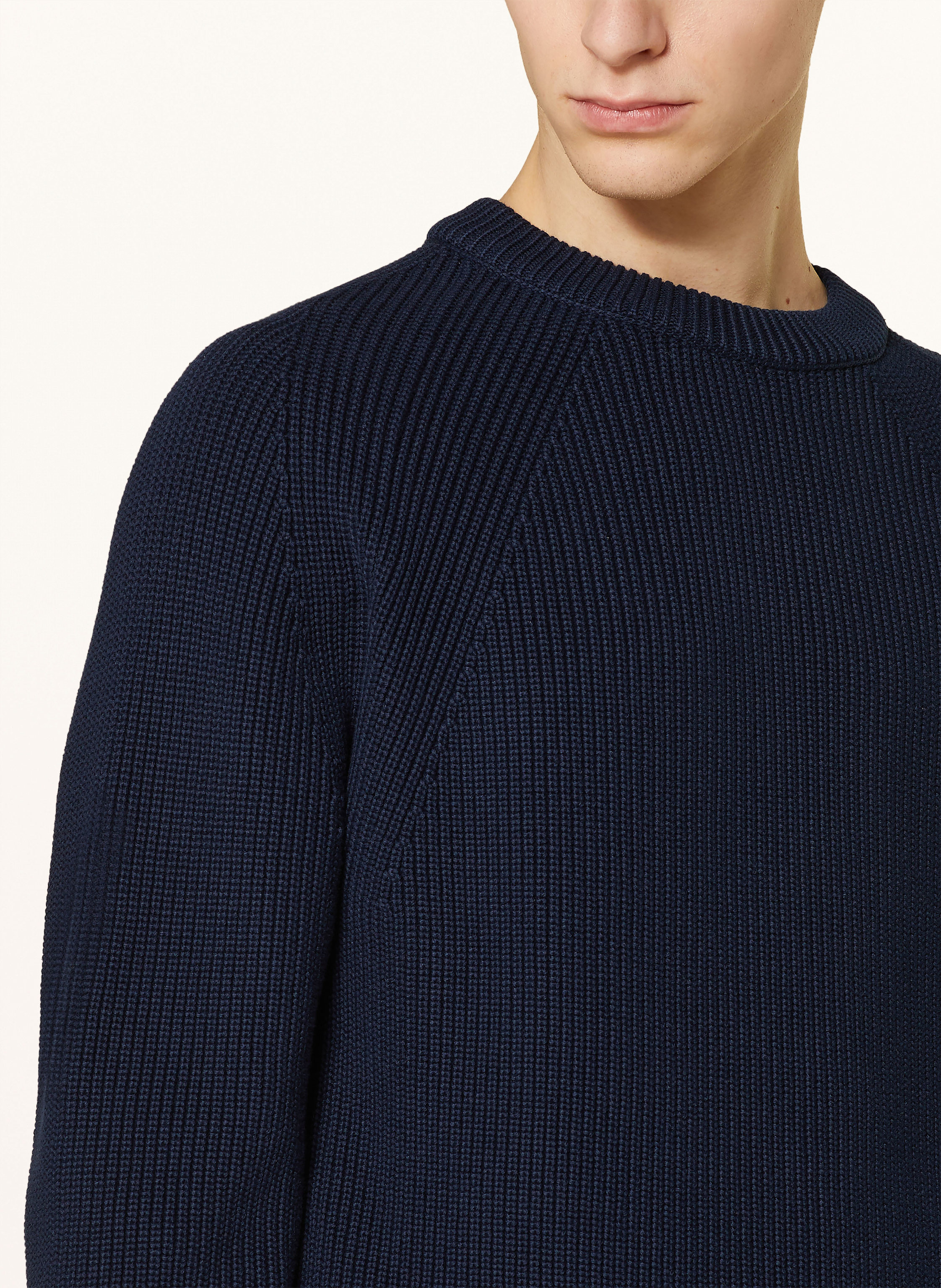 Thumbnail - Drykorn Pullover Rippley blau