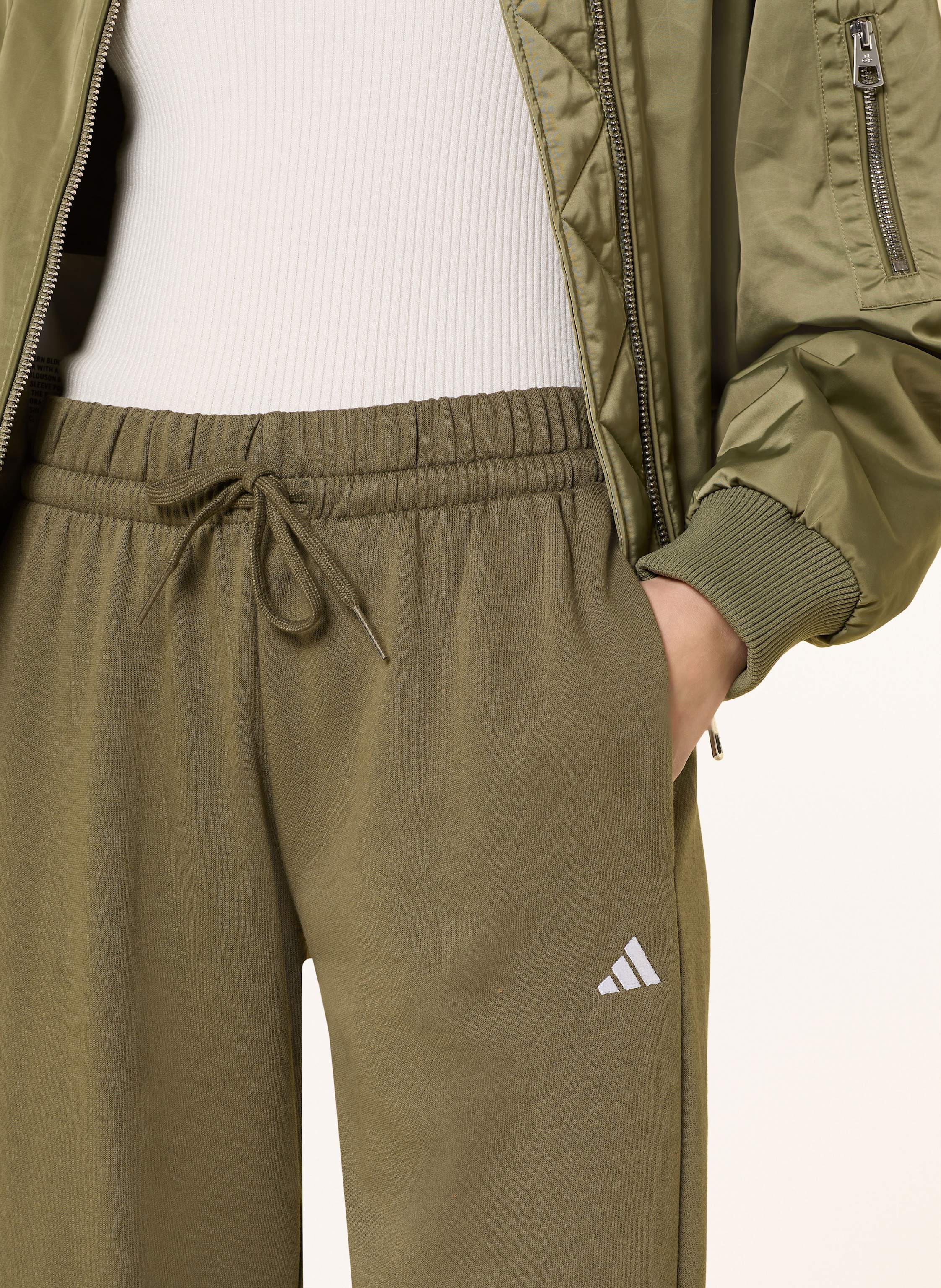Thumbnail - Adidas Sweatpants Essentials Small Logo Feel Cozy gruen