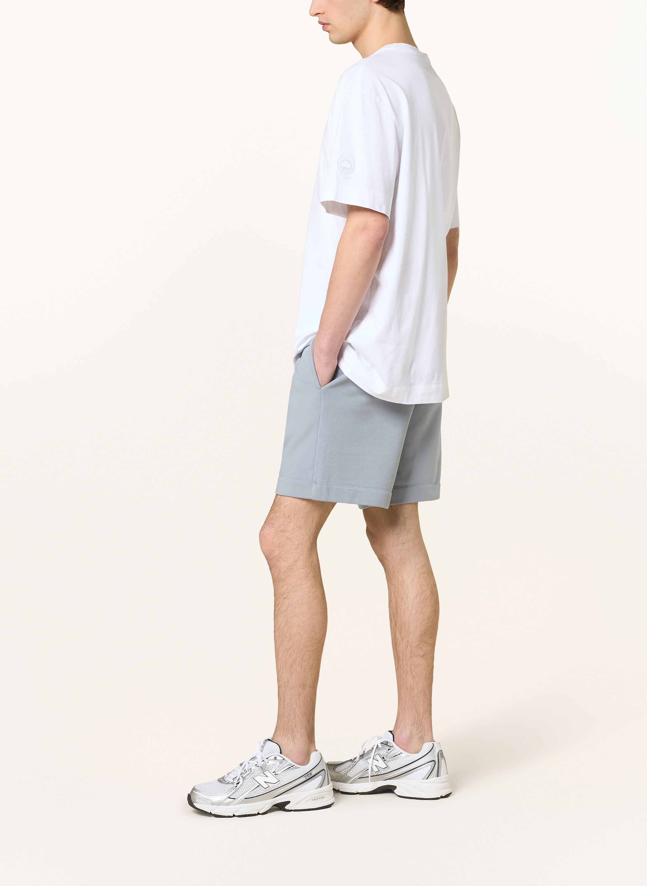 Thumbnail - Canada Goose Sweatshorts Huron blau