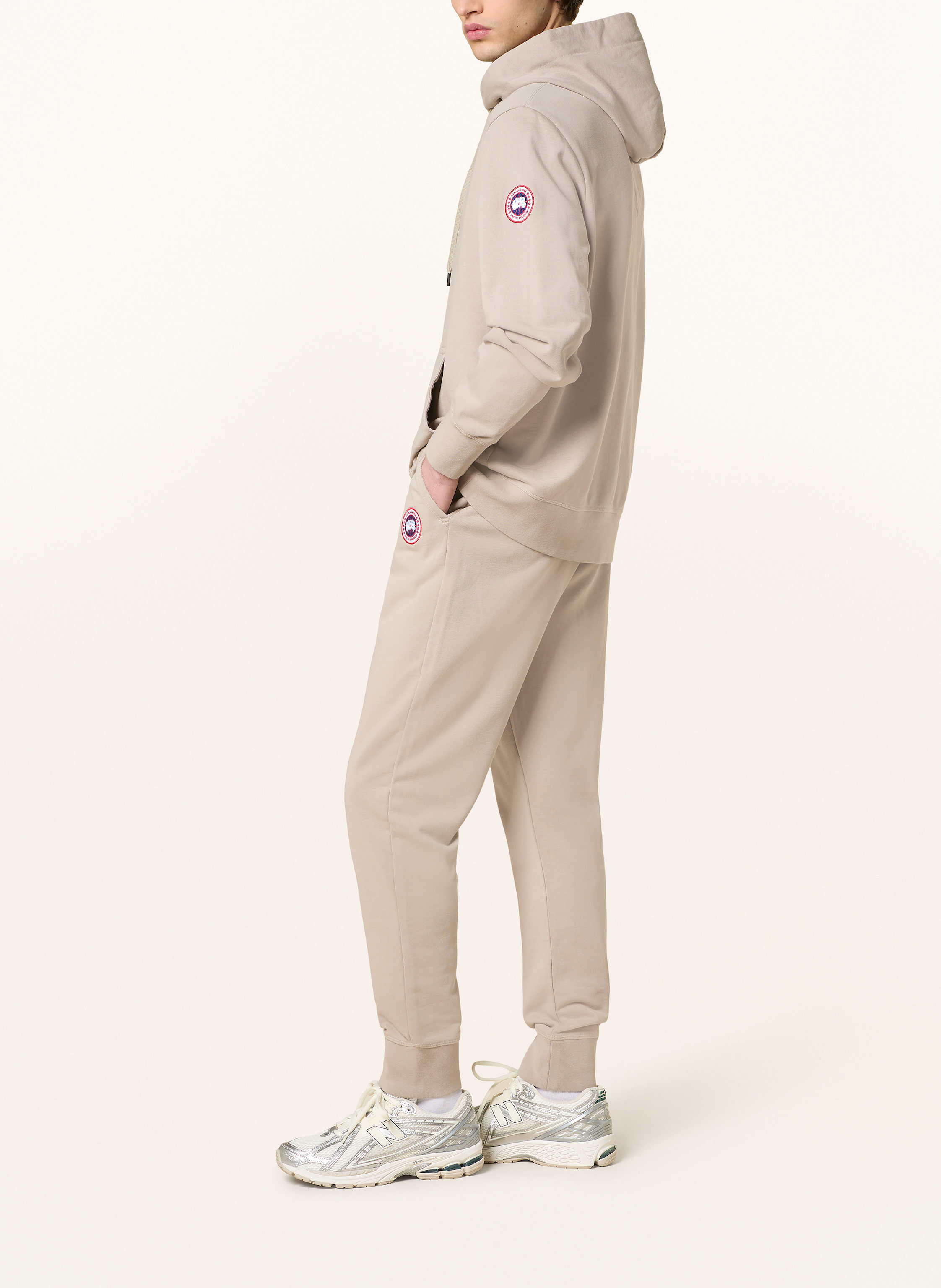 Thumbnail - Canada Goose Sweatpants Huron beige