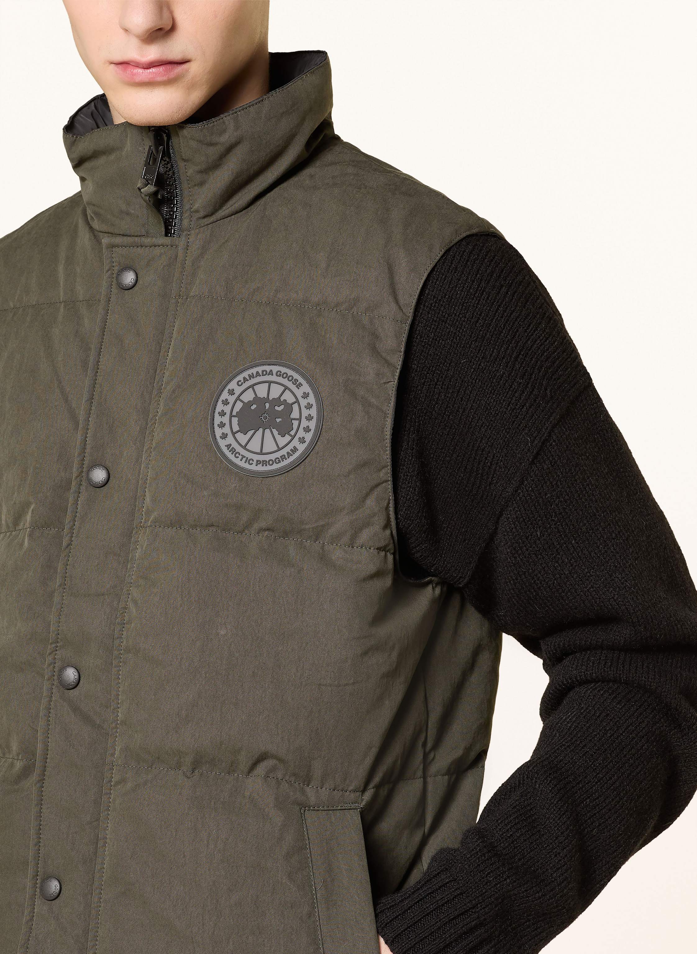Thumbnail - Canada Goose Daunenweste Garson grau