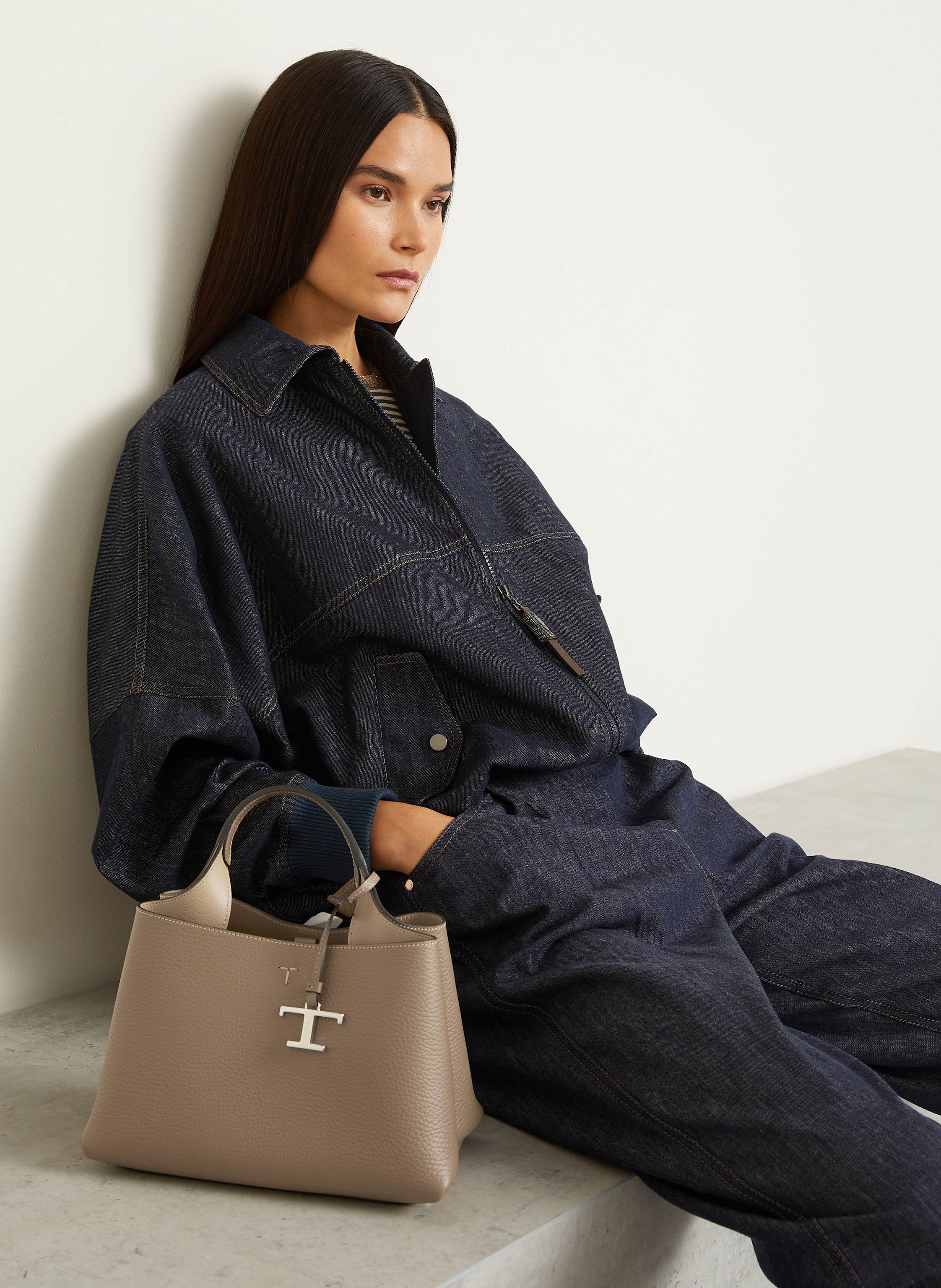 Thumbnail - Tod's Handtasche beige