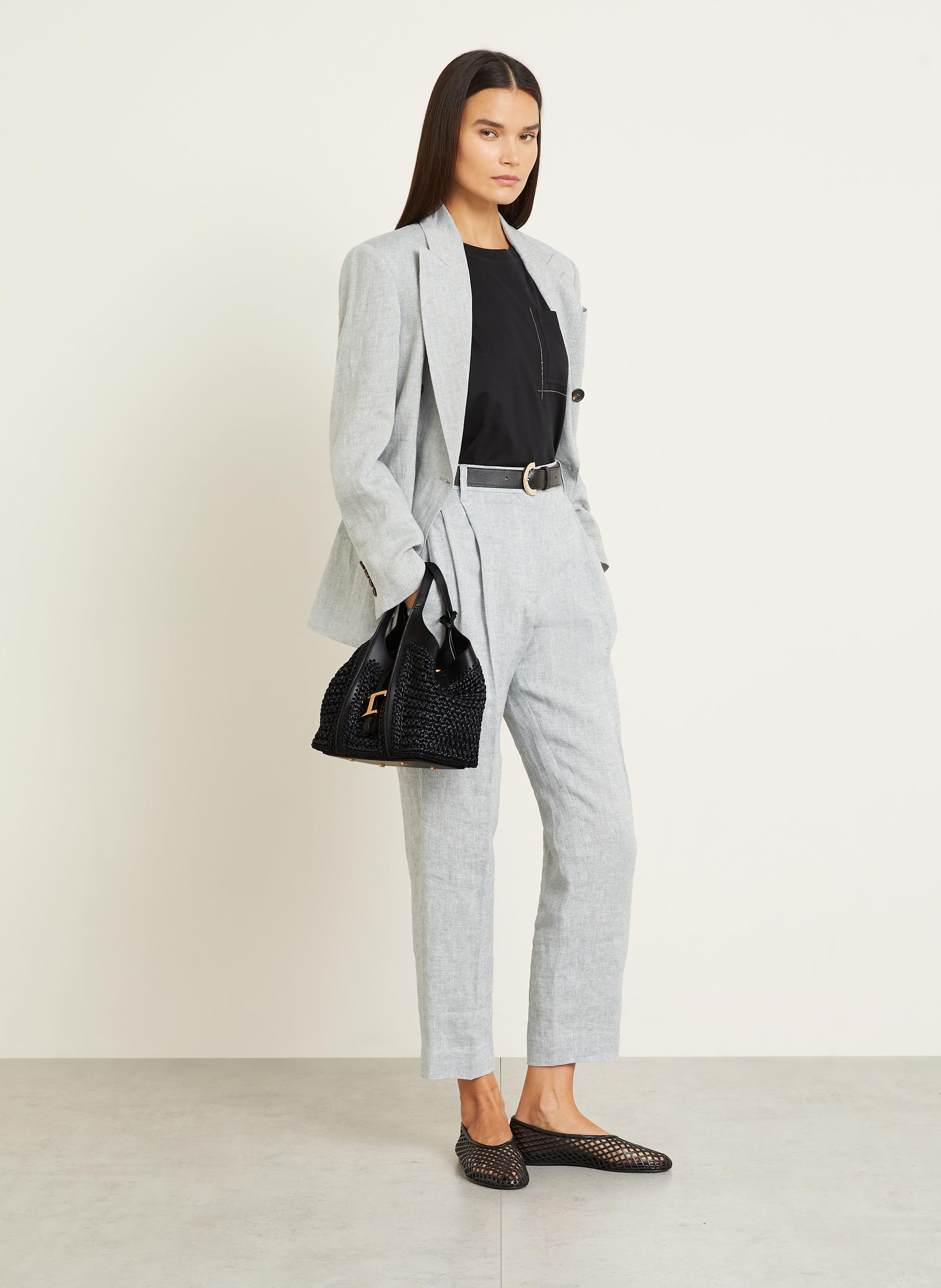 Thumbnail - Tod's Shopper Crochet Mini schwarz