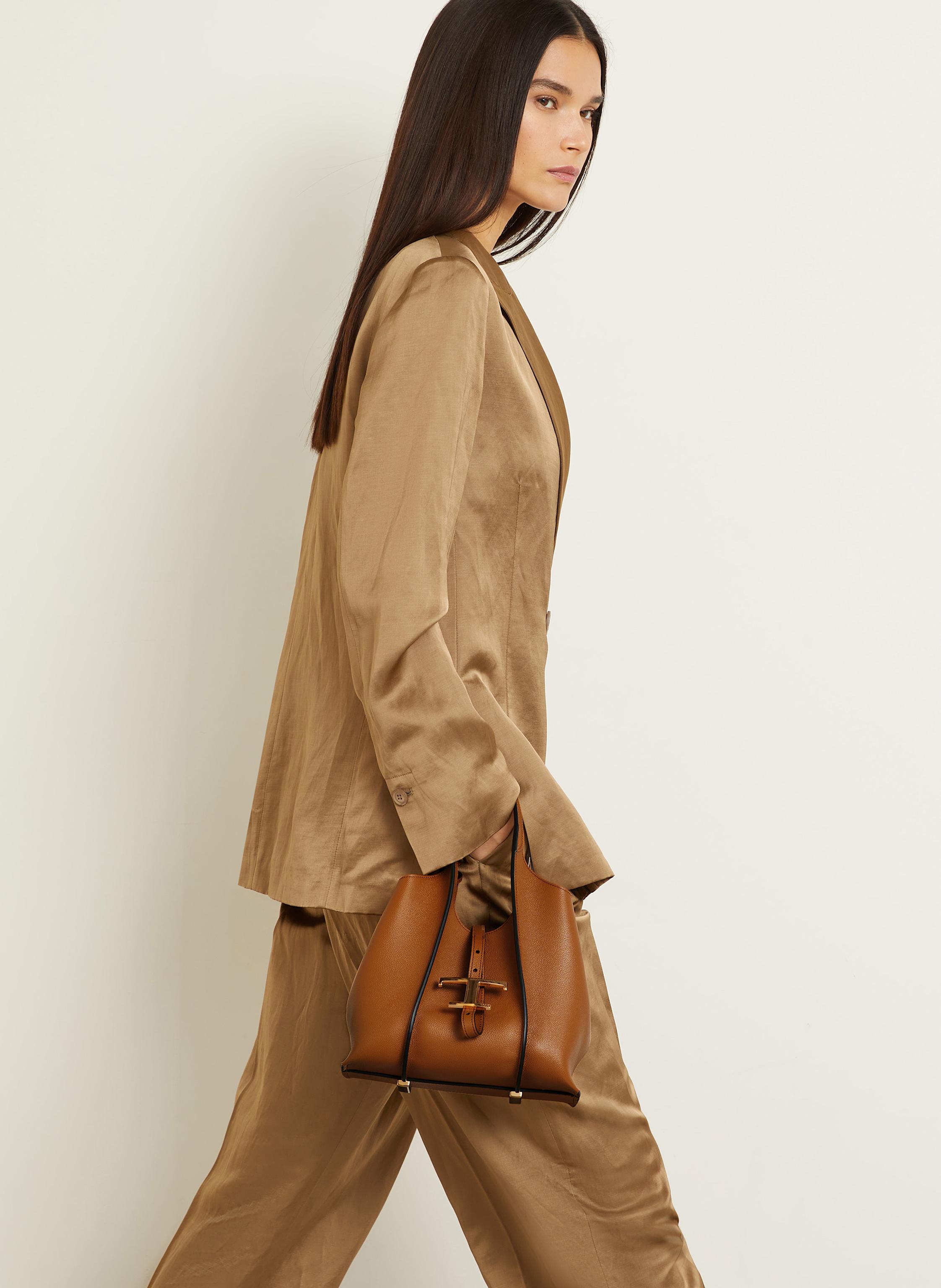 Thumbnail - Tod's Handtasche Timeless Mini Mit Pouch braun