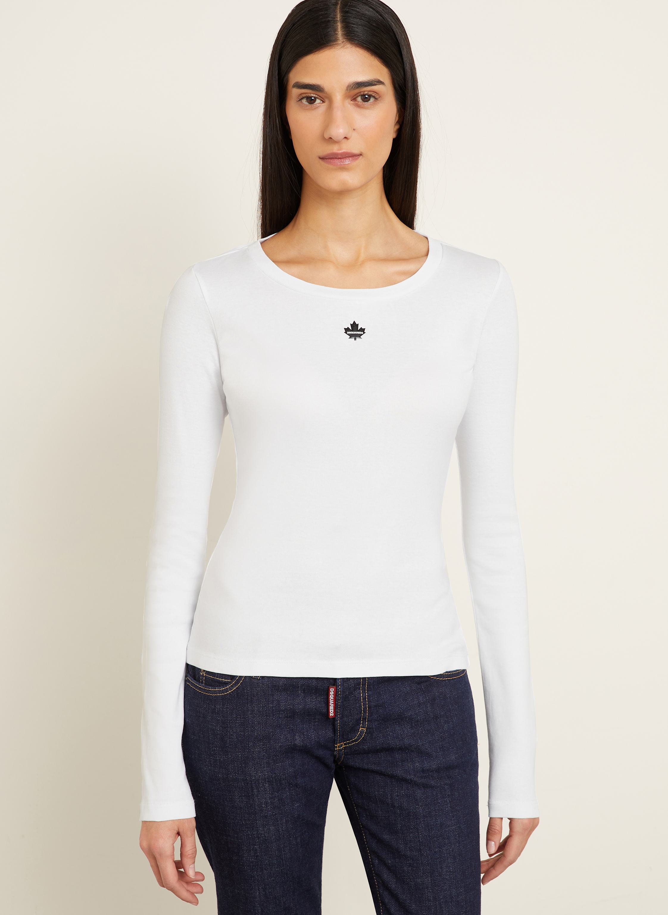 Thumbnail - dsquared2 Longsleeve weiss