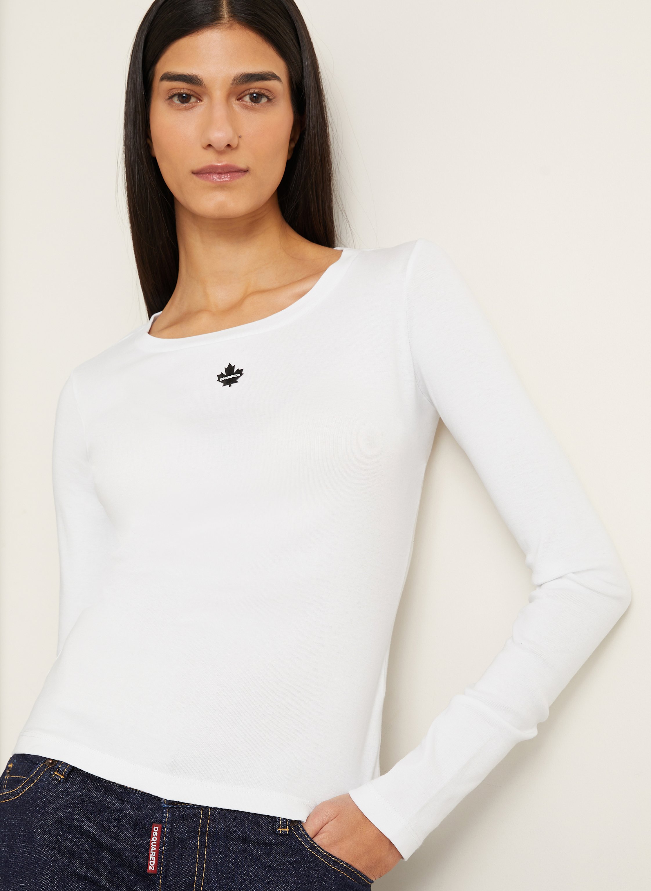 Thumbnail - dsquared2 Longsleeve weiss