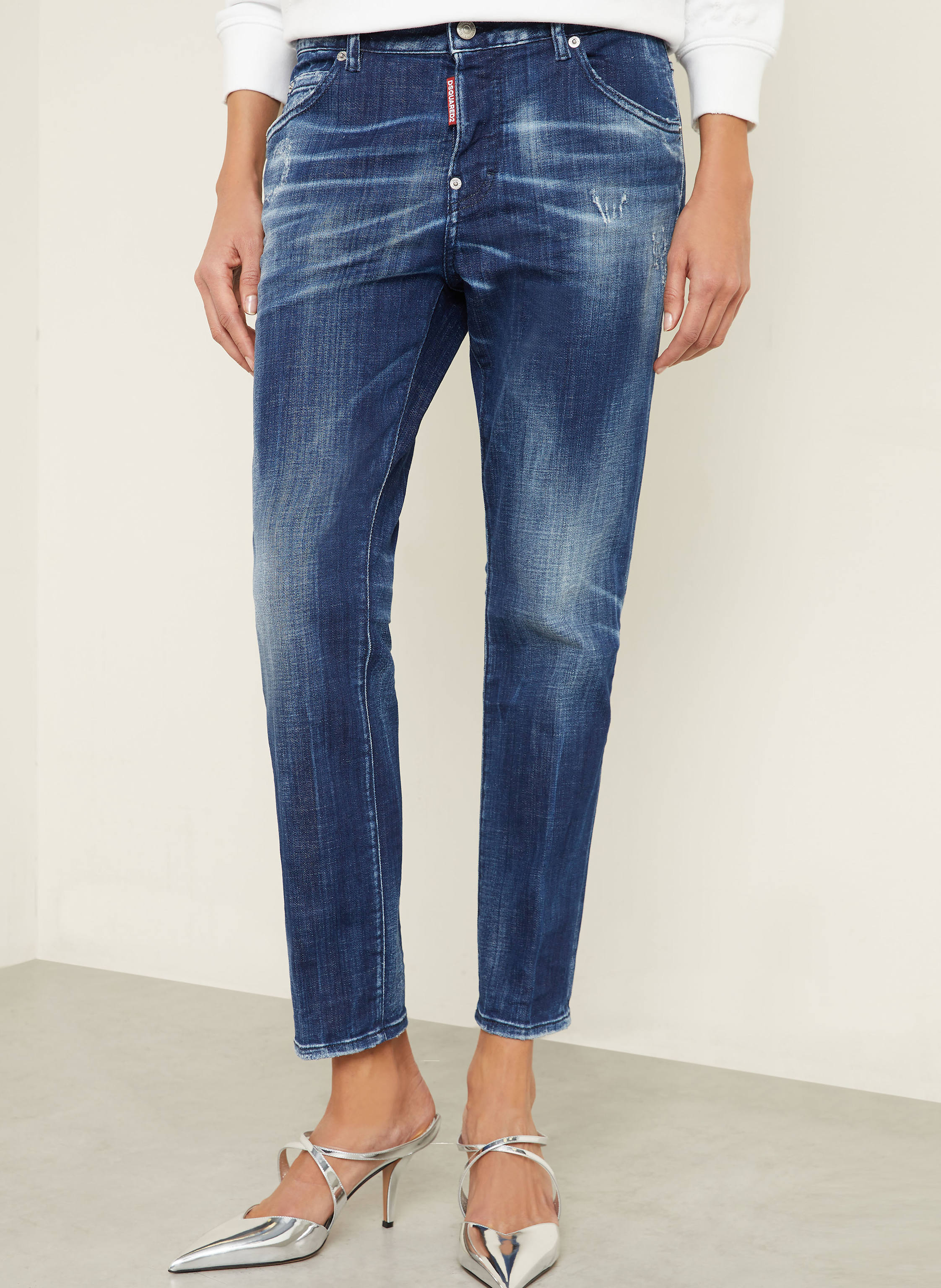 Thumbnail - dsquared2 7/8-Jeans Cool Girl blau