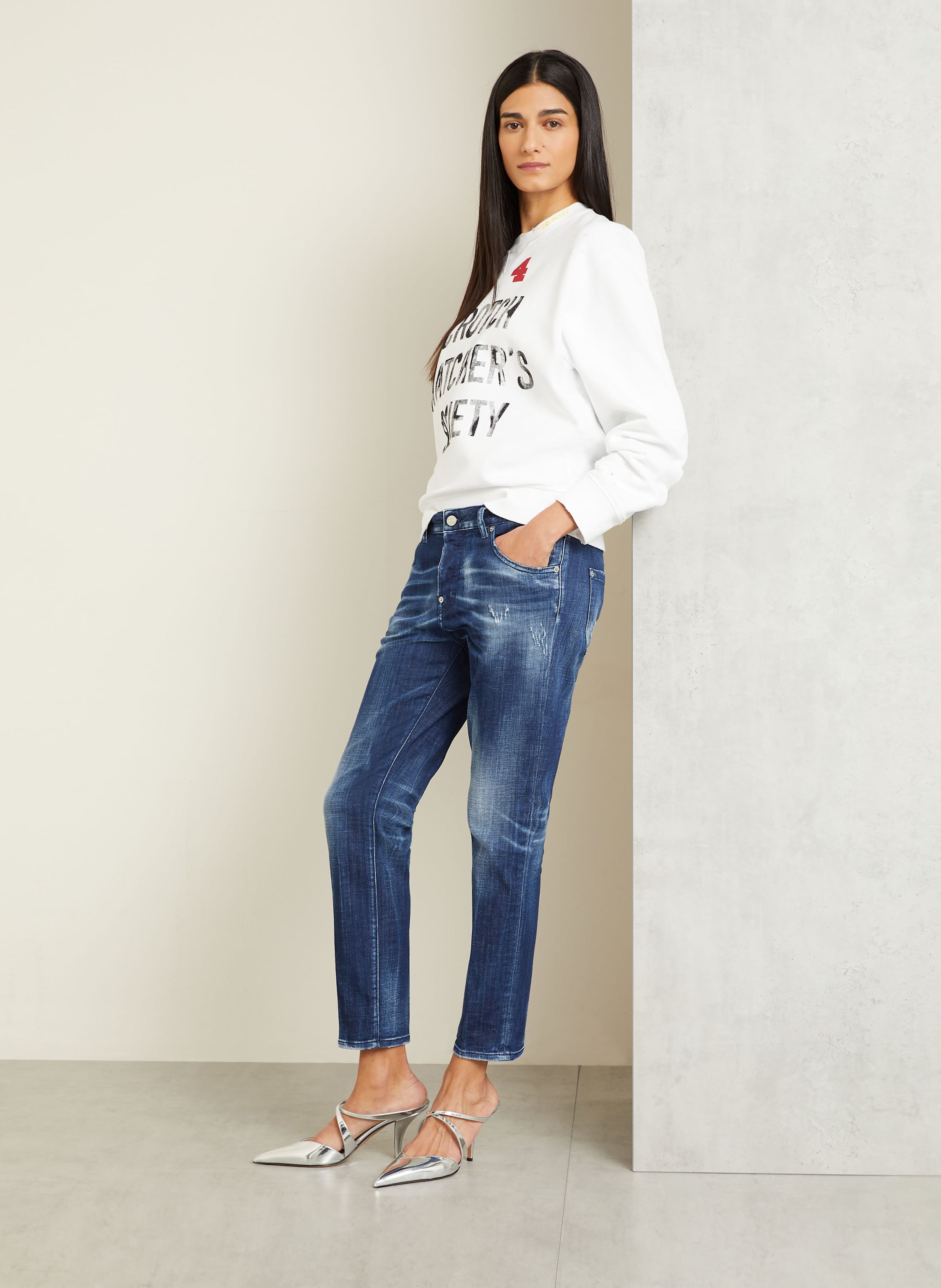 Thumbnail - dsquared2 7/8-Jeans Cool Girl blau