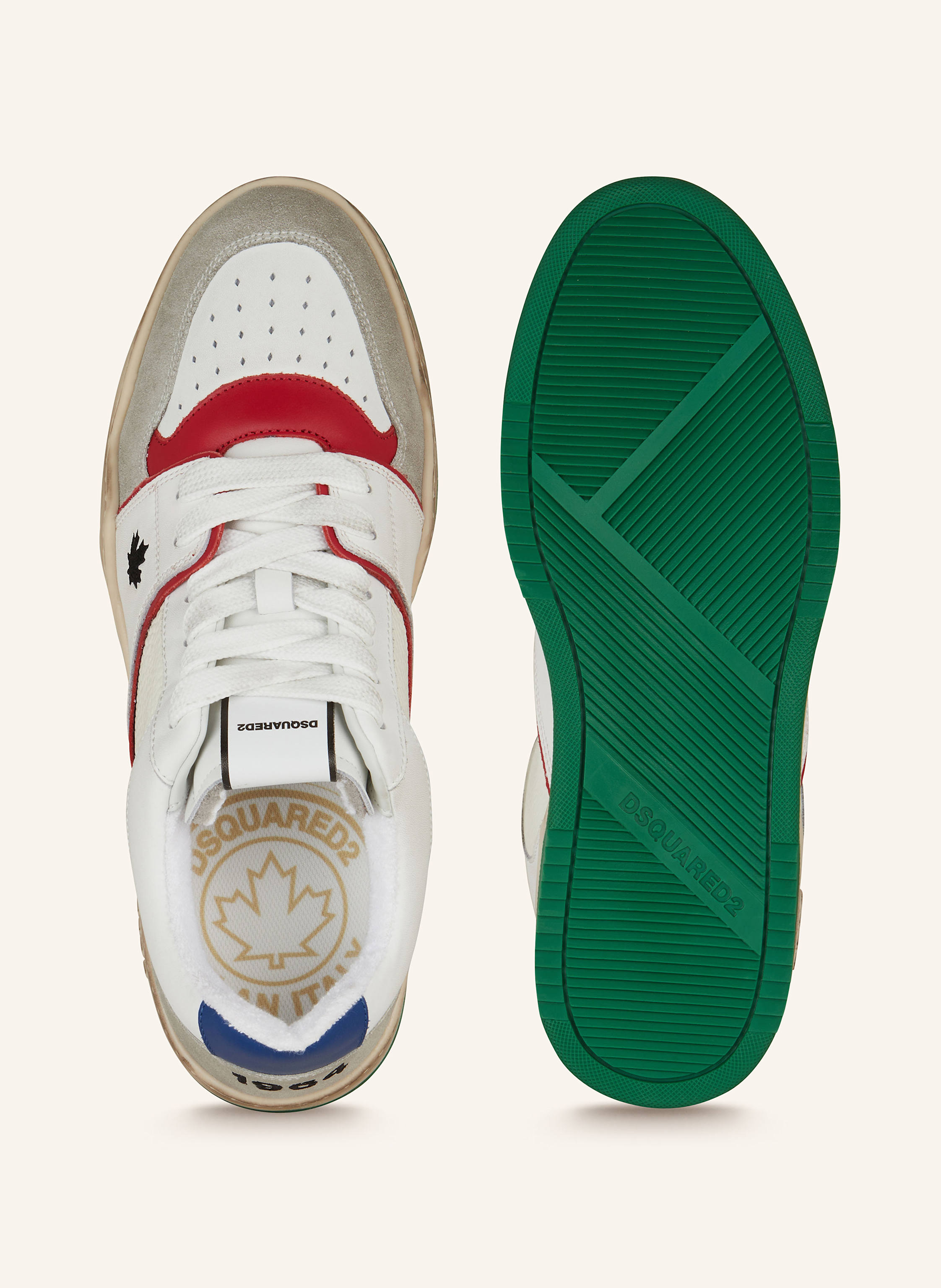Thumbnail - dsquared2 Sneaker Spiker weiss