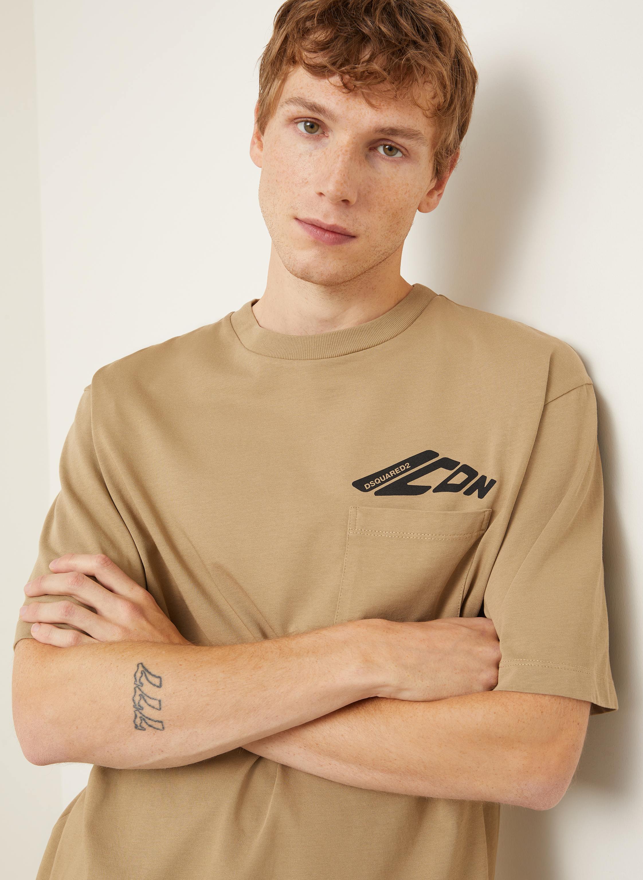 Thumbnail - dsquared2 T-Shirt beige
